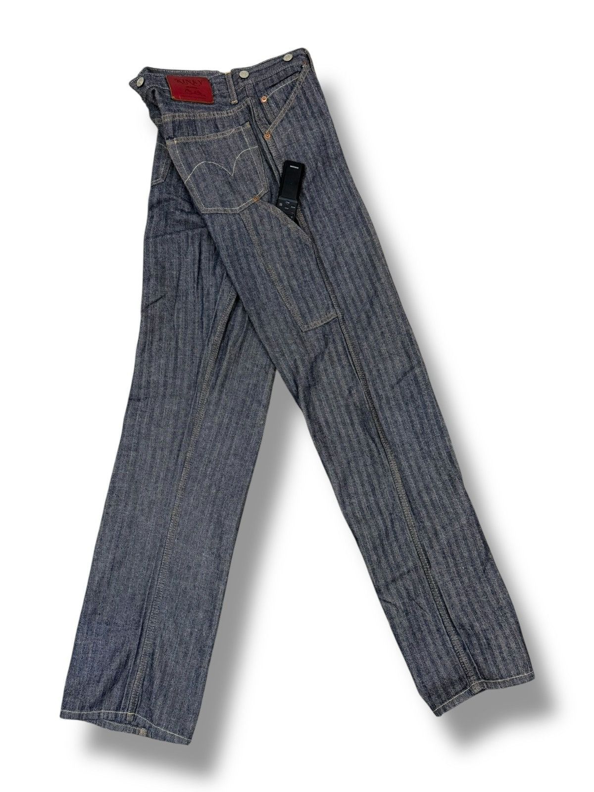 Hysteric Glamour VINTAGE HYSTERIC GLAMOUR CARPENTER BAGGY KINKY JEANS DENIM Size US 32 / EU 48 - 7 Thumbnail