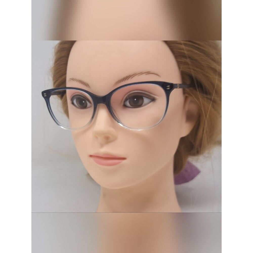 Gucci Gucci Women's Glasses Frames Blue Transparent Oval GG0550O Size ONE SIZE - 8 Thumbnail