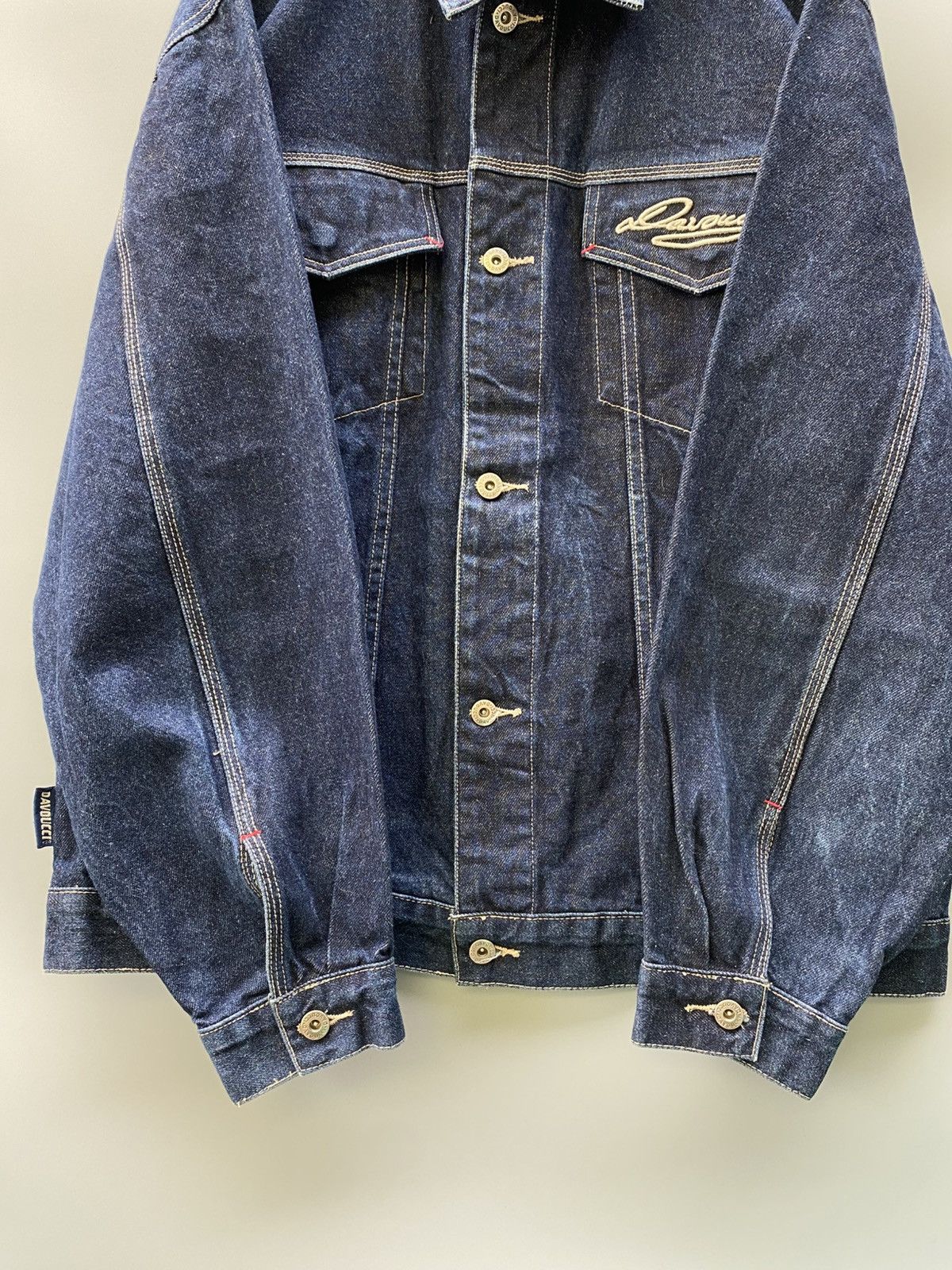 Vintage 90s Davoucci Vintage Hip hop Denim Jacket Size US XL / EU 56 / 4 - 11 Thumbnail