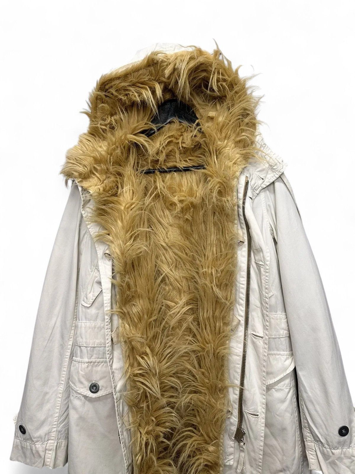 Hysteric Glamour White longline jacket modern minimalist trench style Size US S / EU 44-46 / 1 - 5 Thumbnail