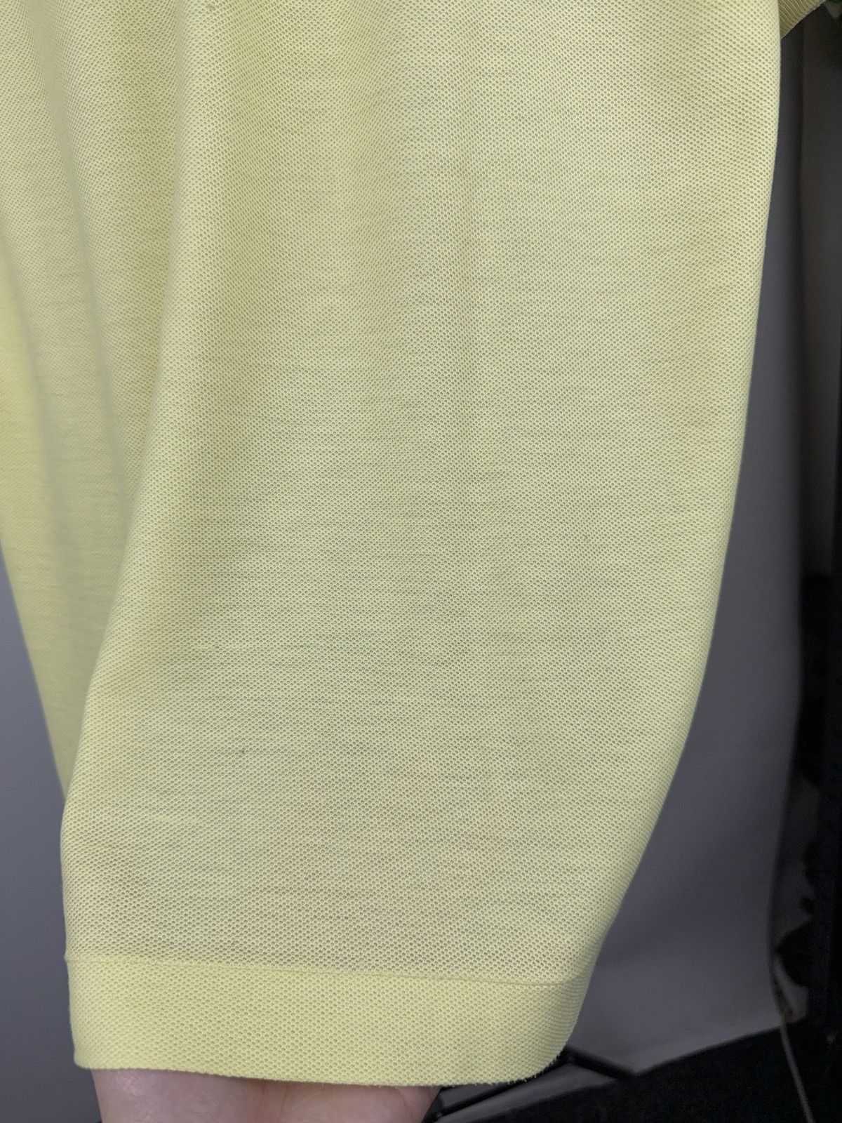 Lacoste Retro 80s Chemise Lacoste Polo Shirt Yellow Made in France Size US S / EU 44-46 / 1 - 21 Thumbnail