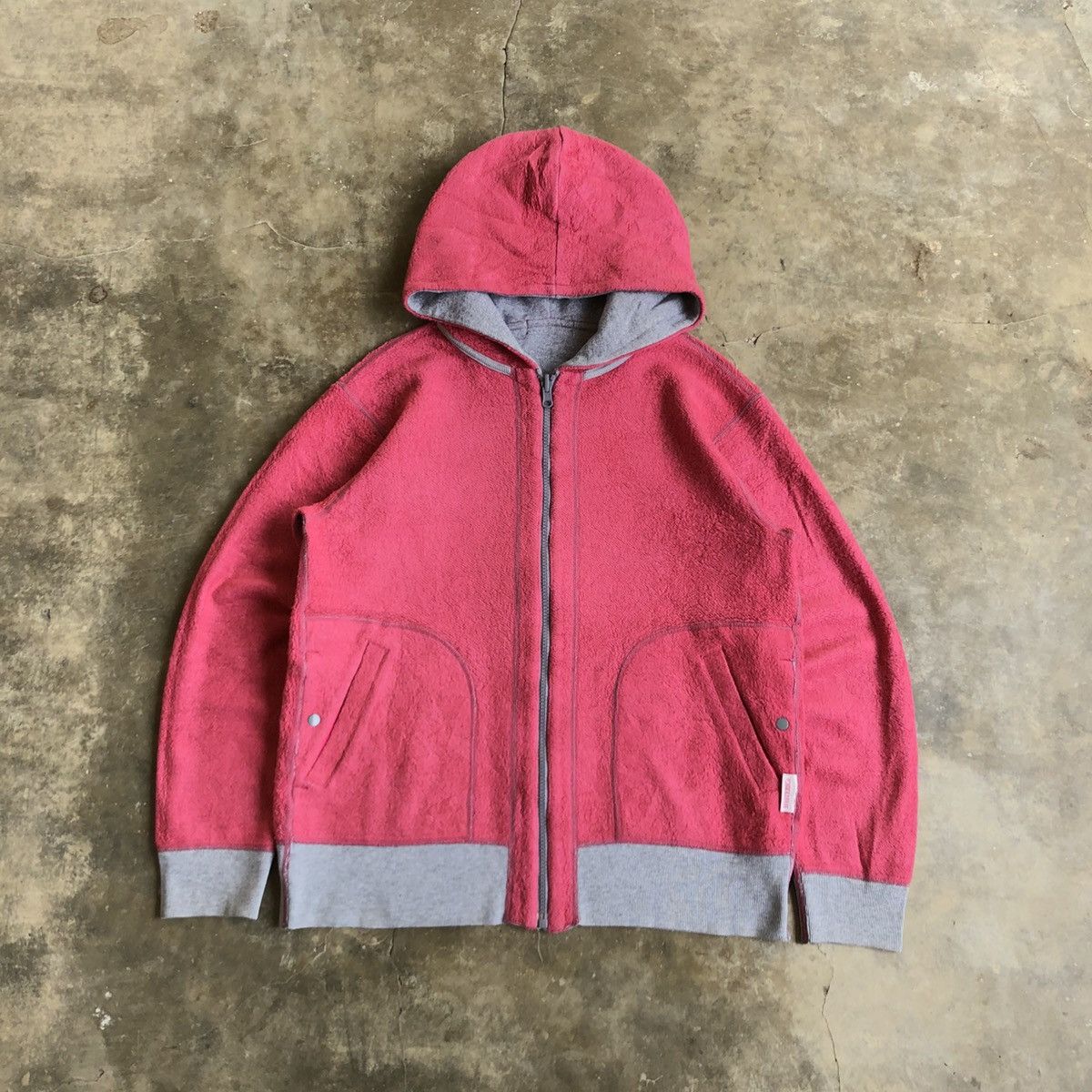 Hysteric Glamour Hysteric Glamour “RocknRoll” Reversible Ziphoodie Grey/Pink Size US L / EU 52-54 / 3 - 9 Thumbnail