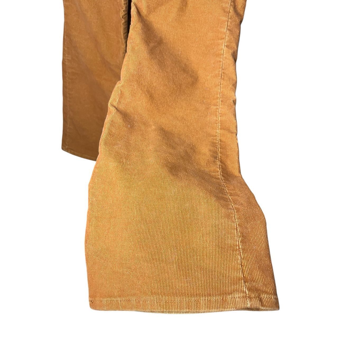 Levi's Levis Ribcage Flare Button Fly Brown Corduroy Pants Boho 70s Size 26" / US 2 / IT 38 - 4 Thumbnail