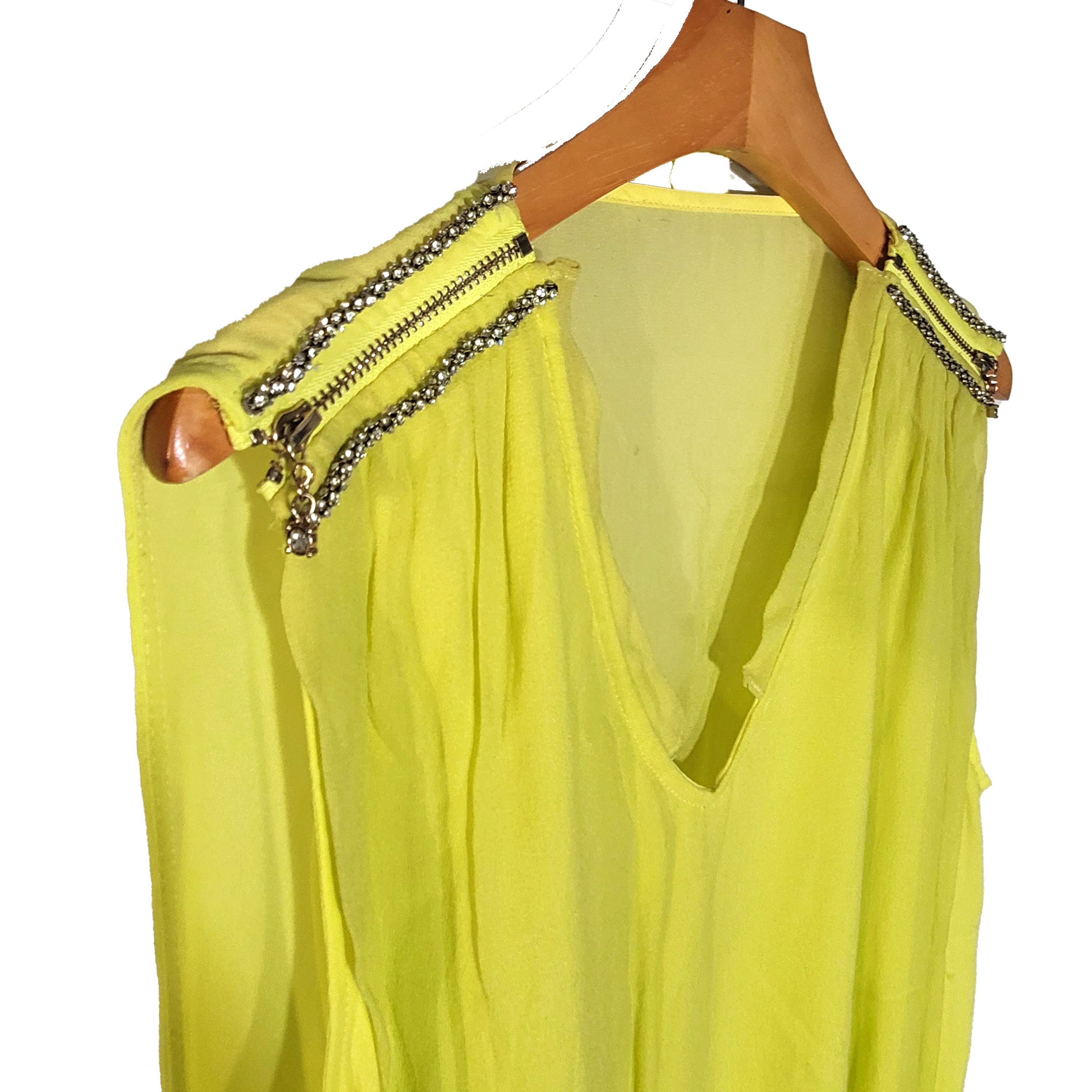 Other Women's 100% Silk Size M Short Sleeve Dress SDK356 Size M / US 6-8 / IT 42-44 - 5 Thumbnail