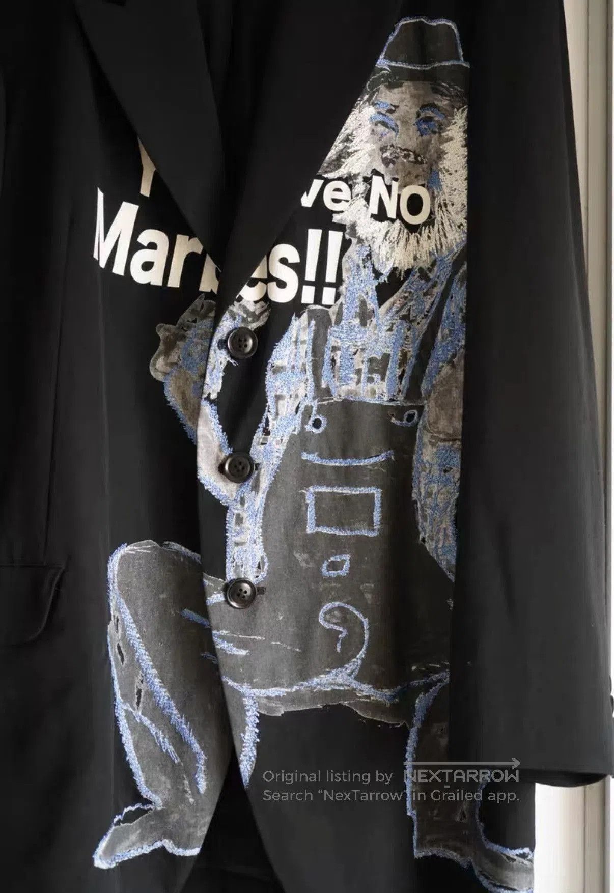 Yohji Yamamoto Black Long Coat . Size US L / EU 52-54 / 3 - 2 Thumbnail