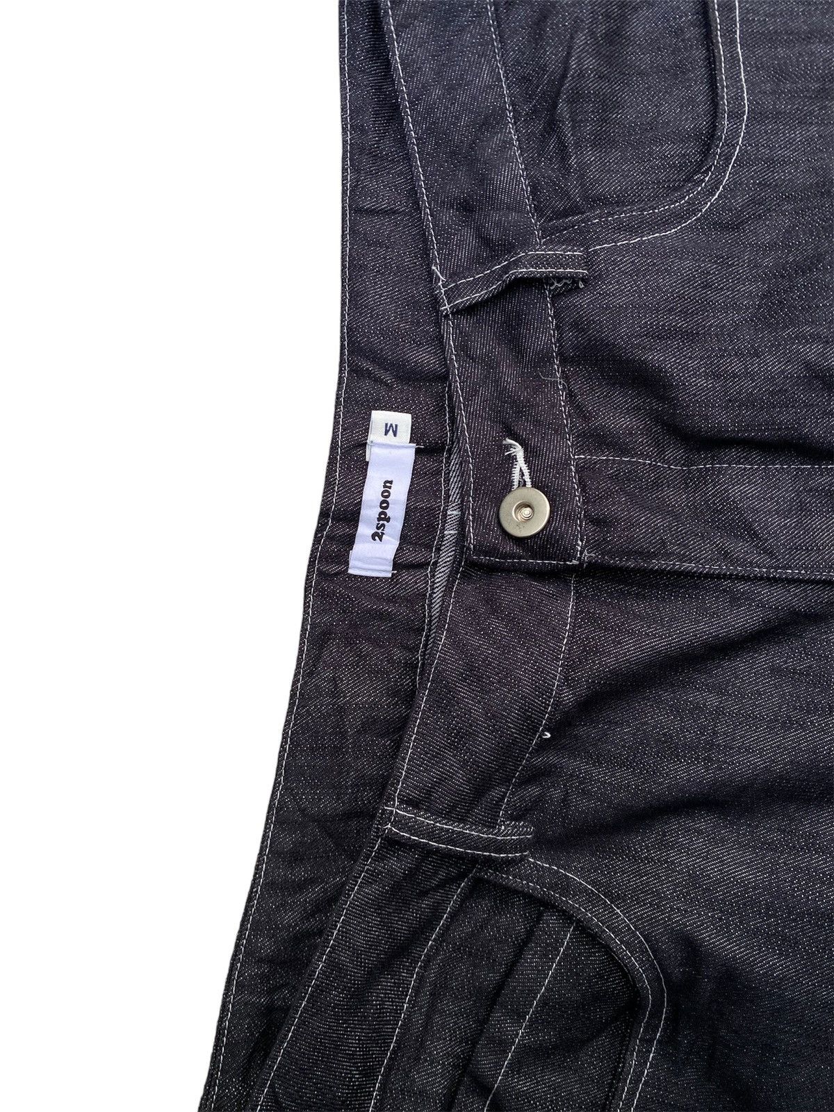 Japanese Brand 2Spoon Balloon Indigo Denim Size US 34 / EU 50 - 6 Thumbnail