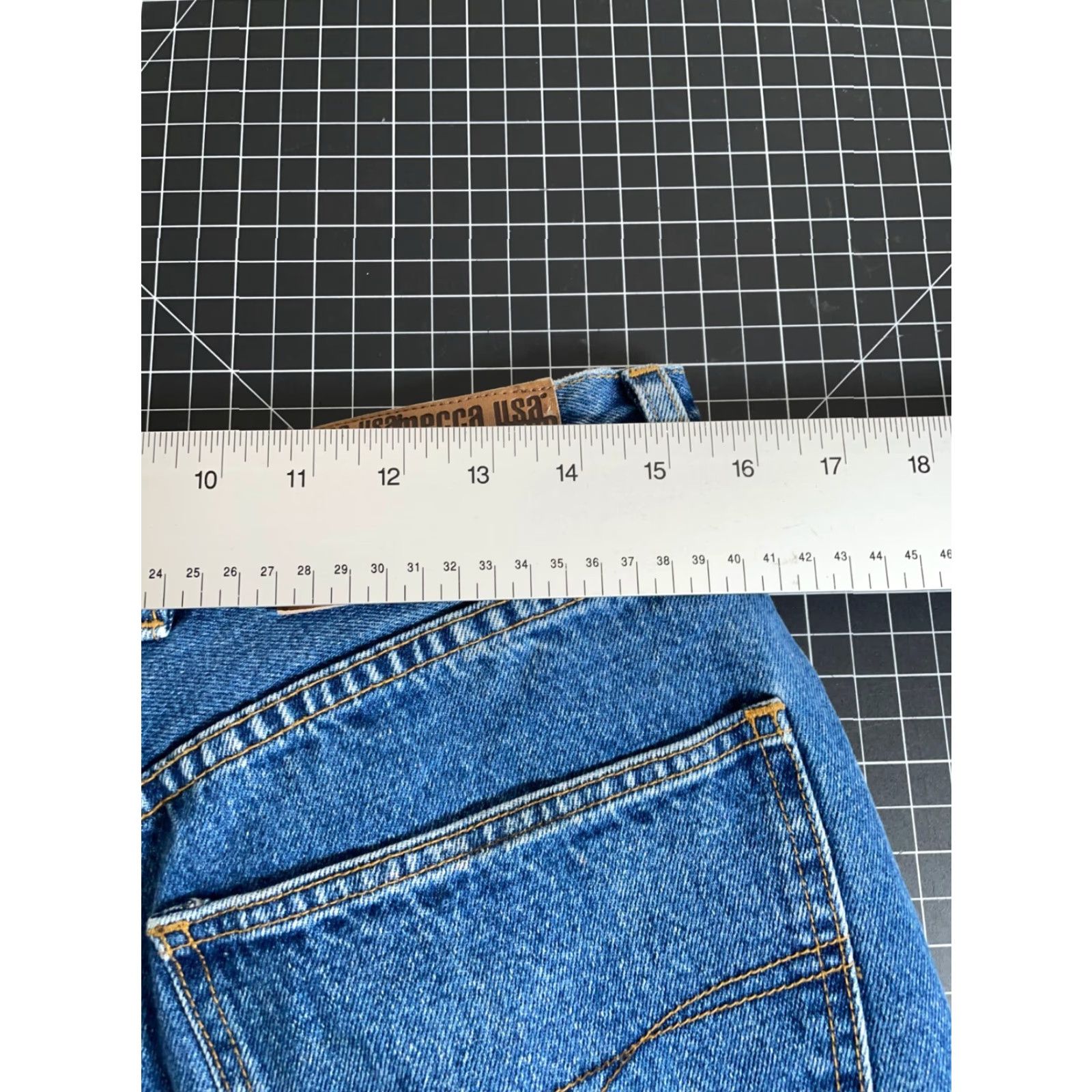 Vintage VINTAGE Mecca Baggy Fit Straight Leg Jeans Men’s 31 x 31 Denim 90s Hip Hop Skater Size US 31 - 5 Thumbnail