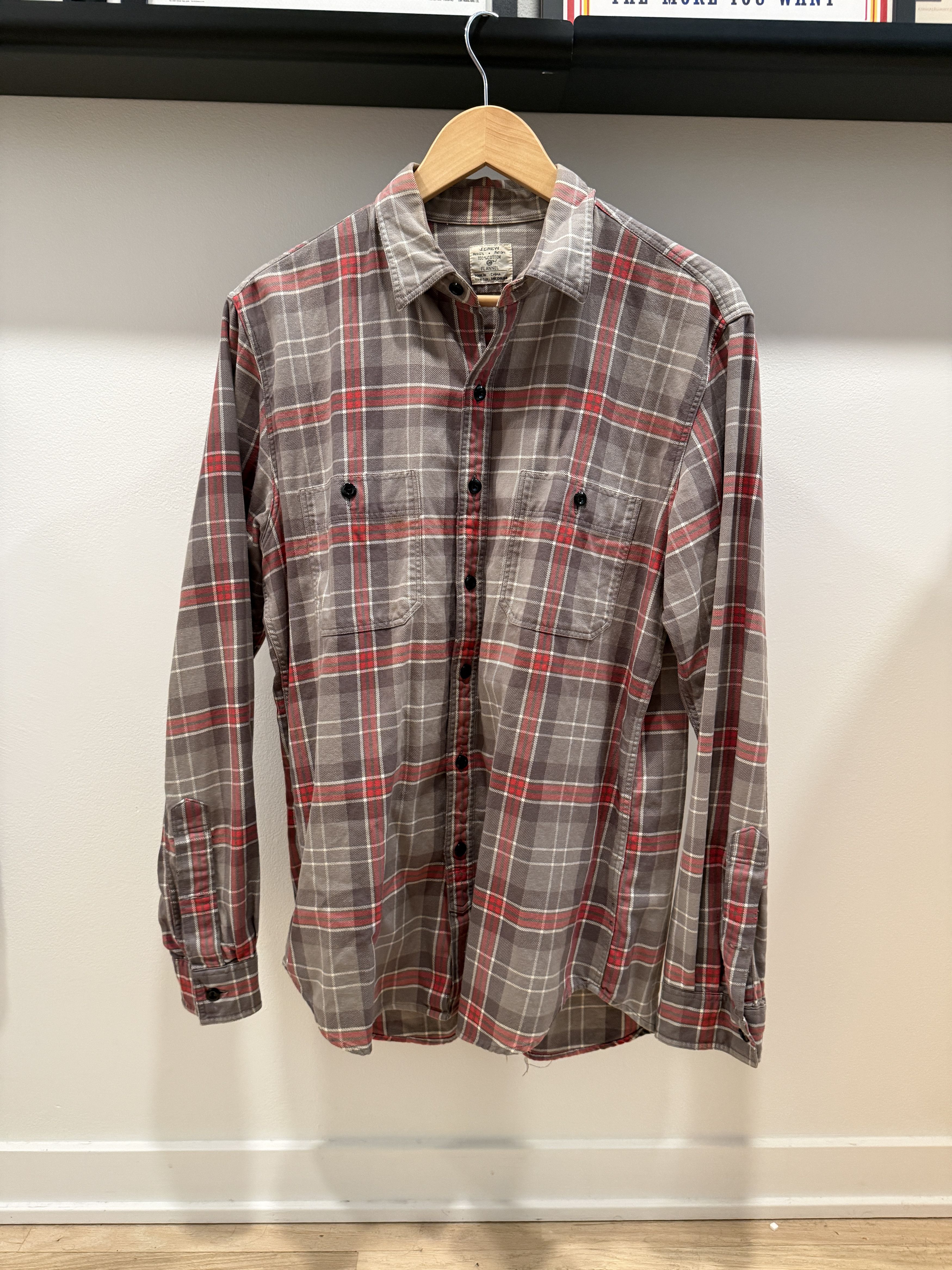 J.Crew J.Crew Flannel Button-up Size US M / EU 48-50 / 2 - 2 Thumbnail