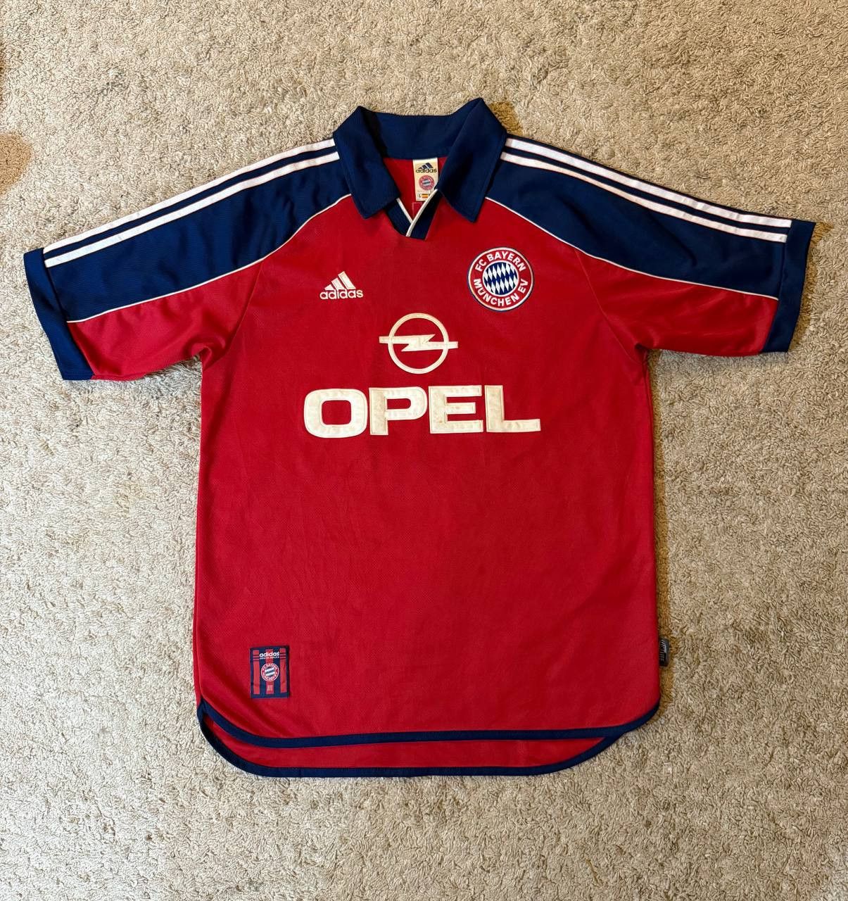 Adidas ADIDAS VINTAGE 1999/2000 BAYERN MUNICH HOME JERSEY Size US M / EU 48-50 / 2 - 1 Thumbnail