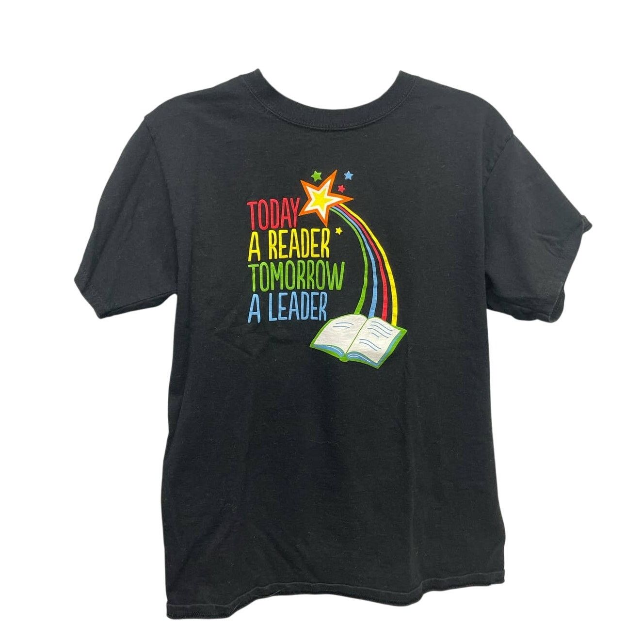 Hanes Hanes Womens Small Today A Reader Cotton Short Sleeve Tee Size S / US 4 / IT 40 - 1 Thumbnail