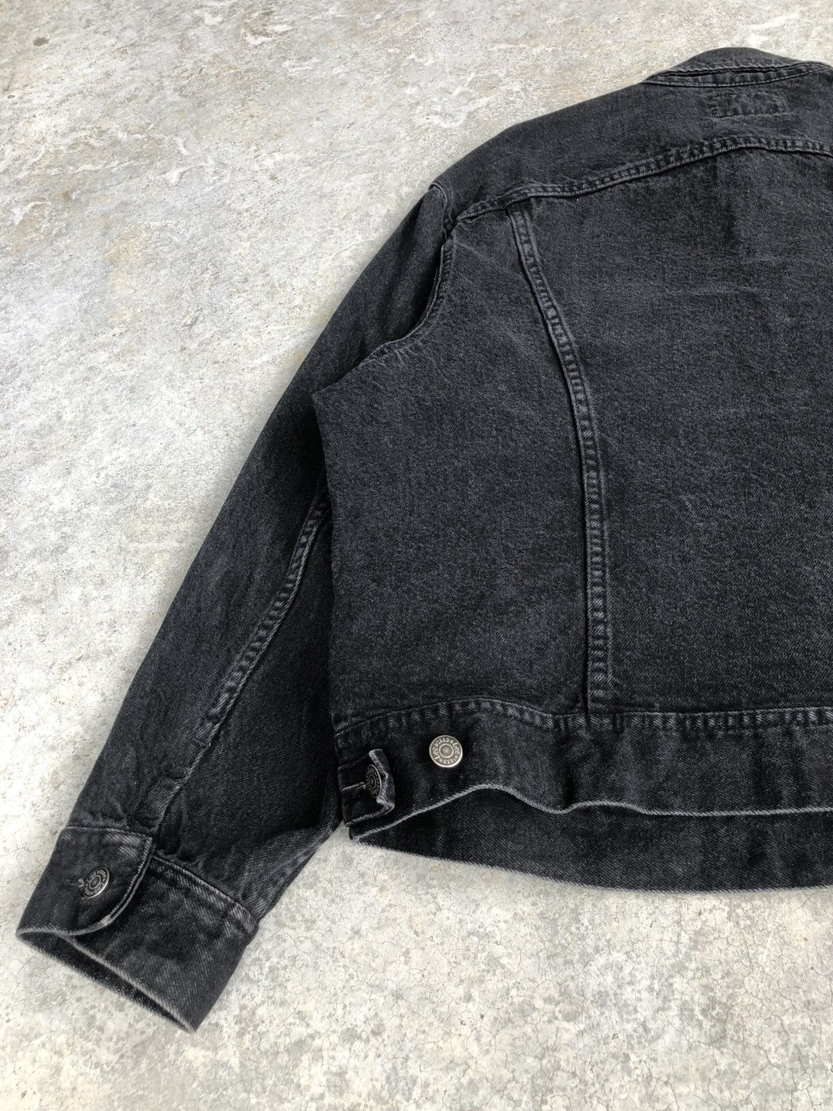 If Six Was Nine Vintage 90s Lee Denim Jacket Distressed Jeans Baggy Size US XL / EU 56 / 4 - 17 Thumbnail