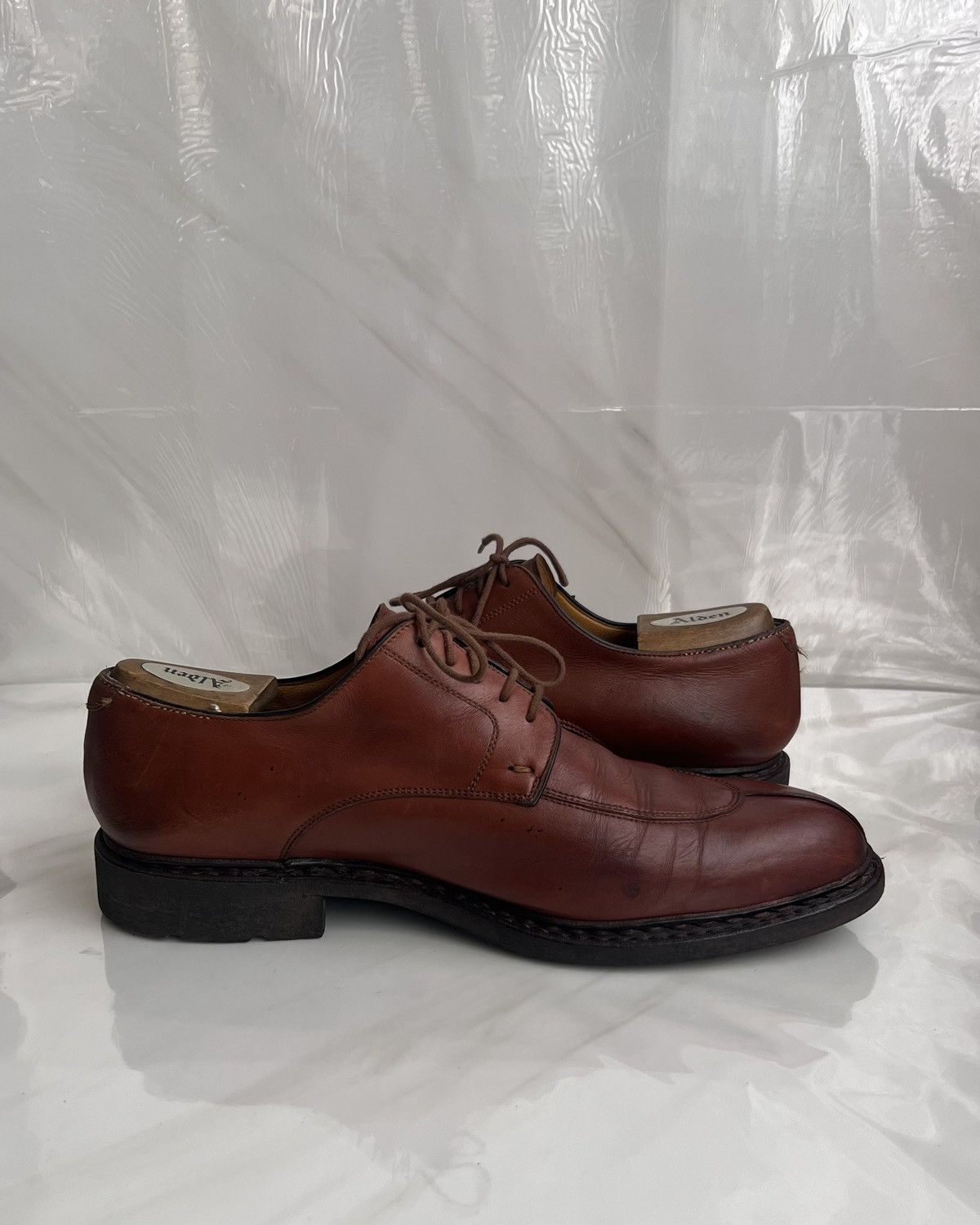 Paraboot Paraboot Avigon Griff brown leather split toe derby shoes Size US 9.5 / EU 42-43 - 6 Thumbnail