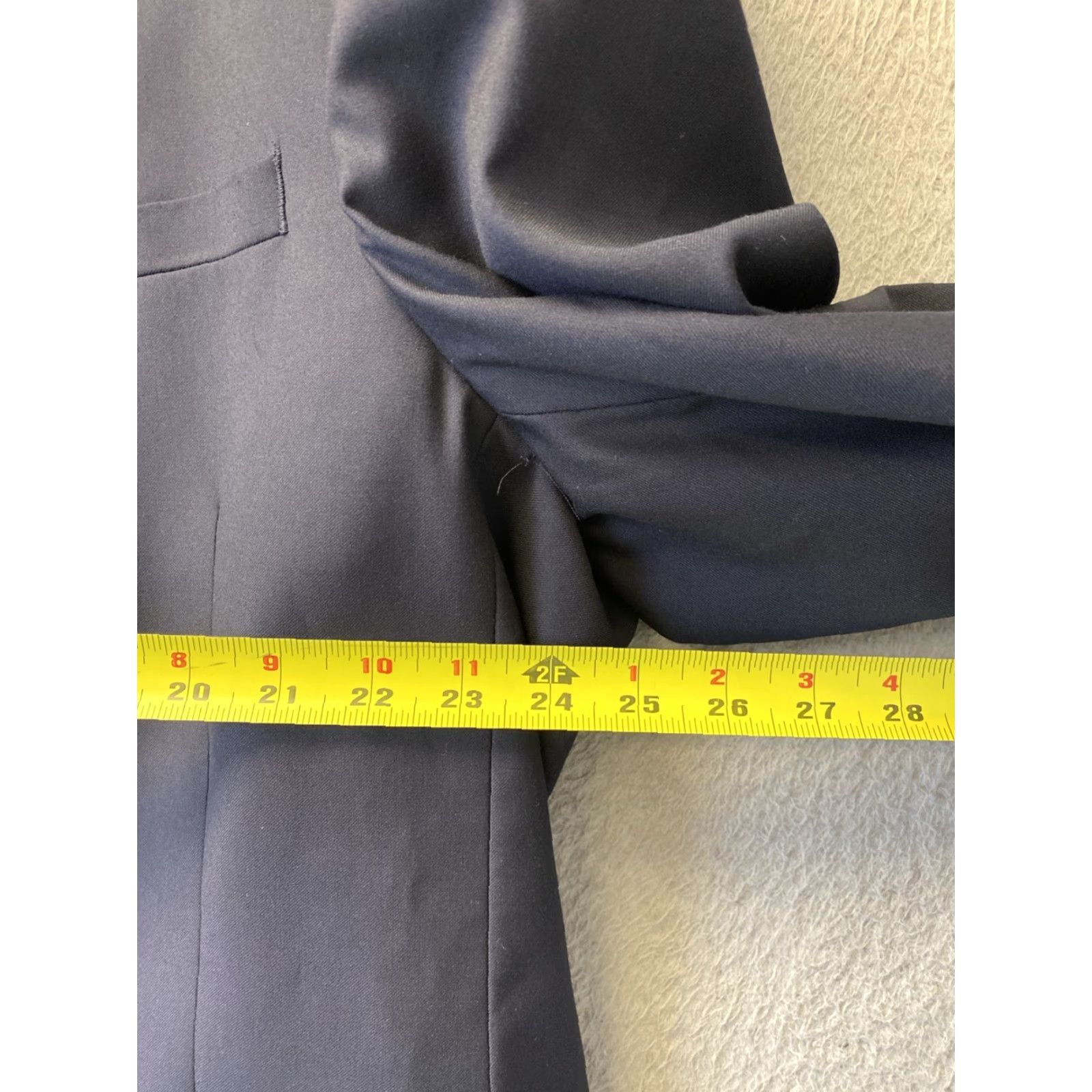 Vintage Caravelli Blazer Men’s 48 Black Sport Jacket Tuxedo Notch Lapel Regular" Size 48R - 4 Thumbnail