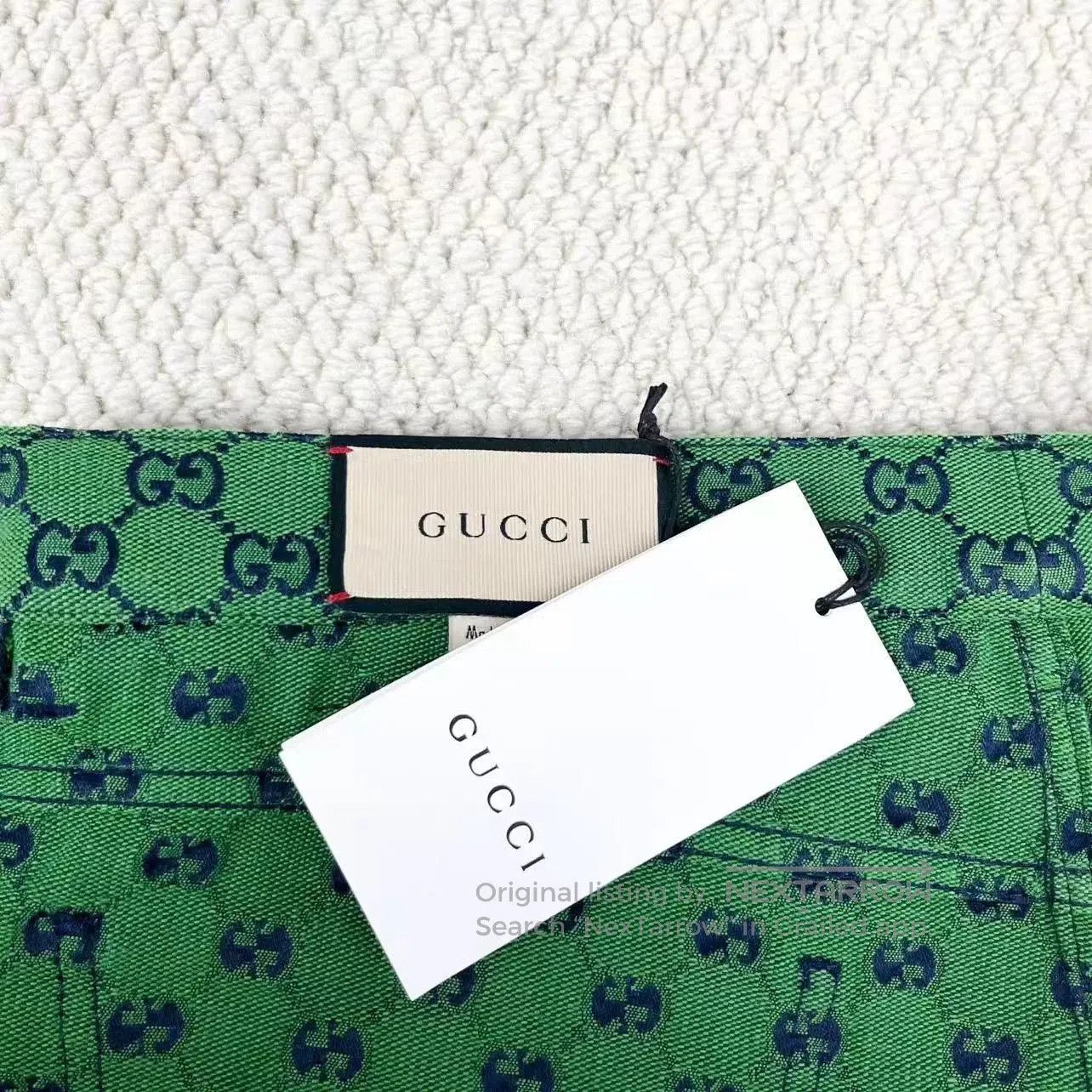 Gucci gucci double g printed denim long pants. Size US 32 / EU 48 - 3 Thumbnail