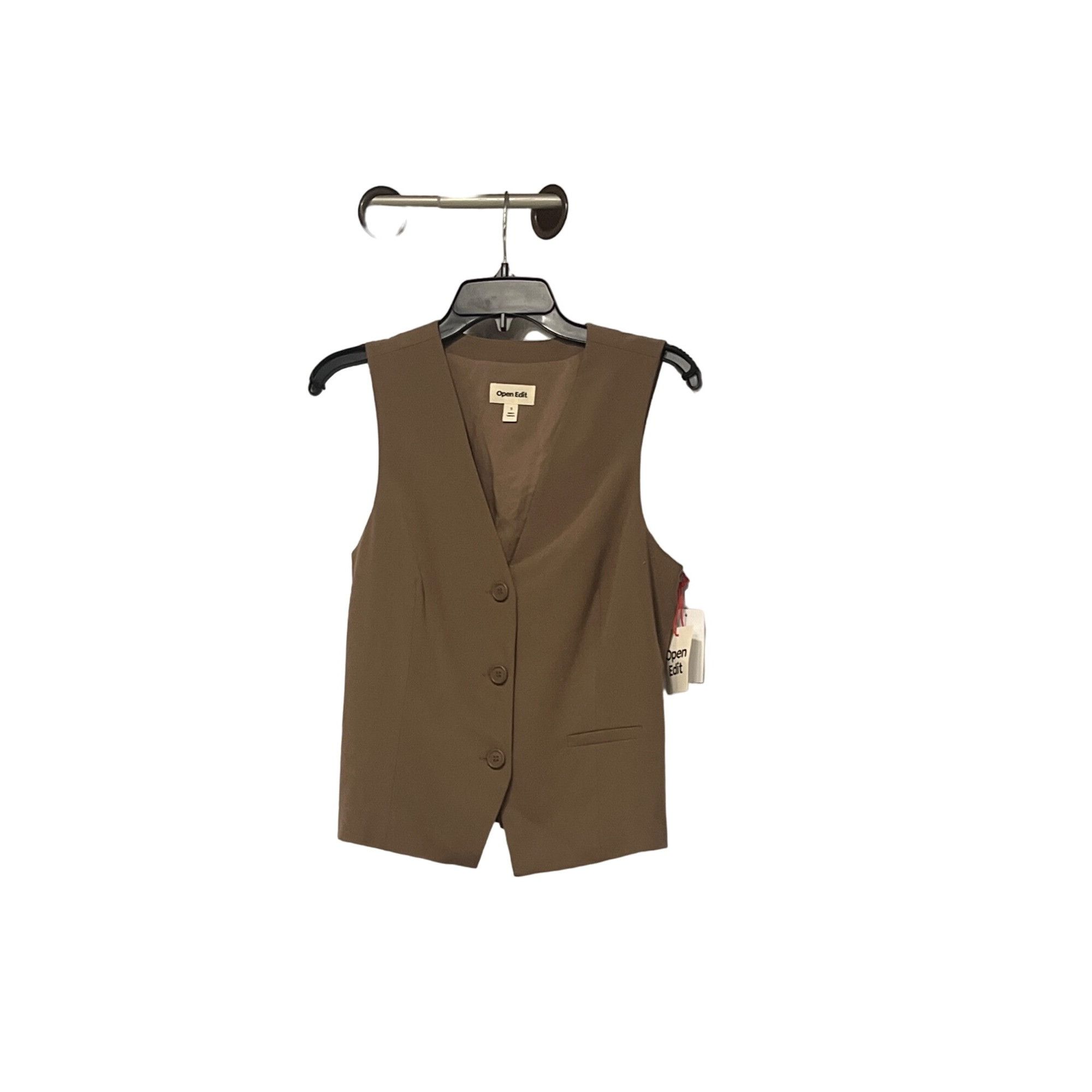 Other OPEN EDIT Fitted Vest In Brown Caribou, M Size M / US 6-8 / IT 42-44 - 8 Thumbnail