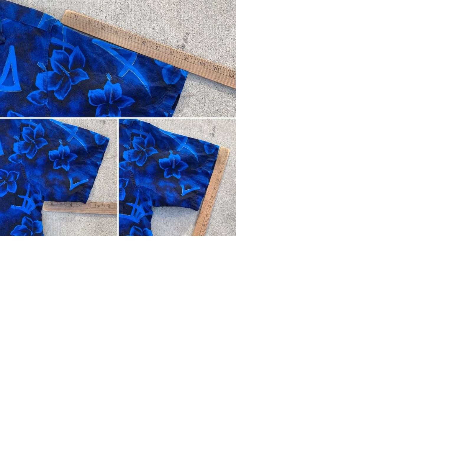 Market VINTAGE Island Casuals Hawaiian Shirt L XL Men Button-Up Short Sleeve Floral Cotton Blue Hawaii Waikiki Island Casuals International Market Place Size US L / EU 52-54 / 3 - 12 Thumbnail