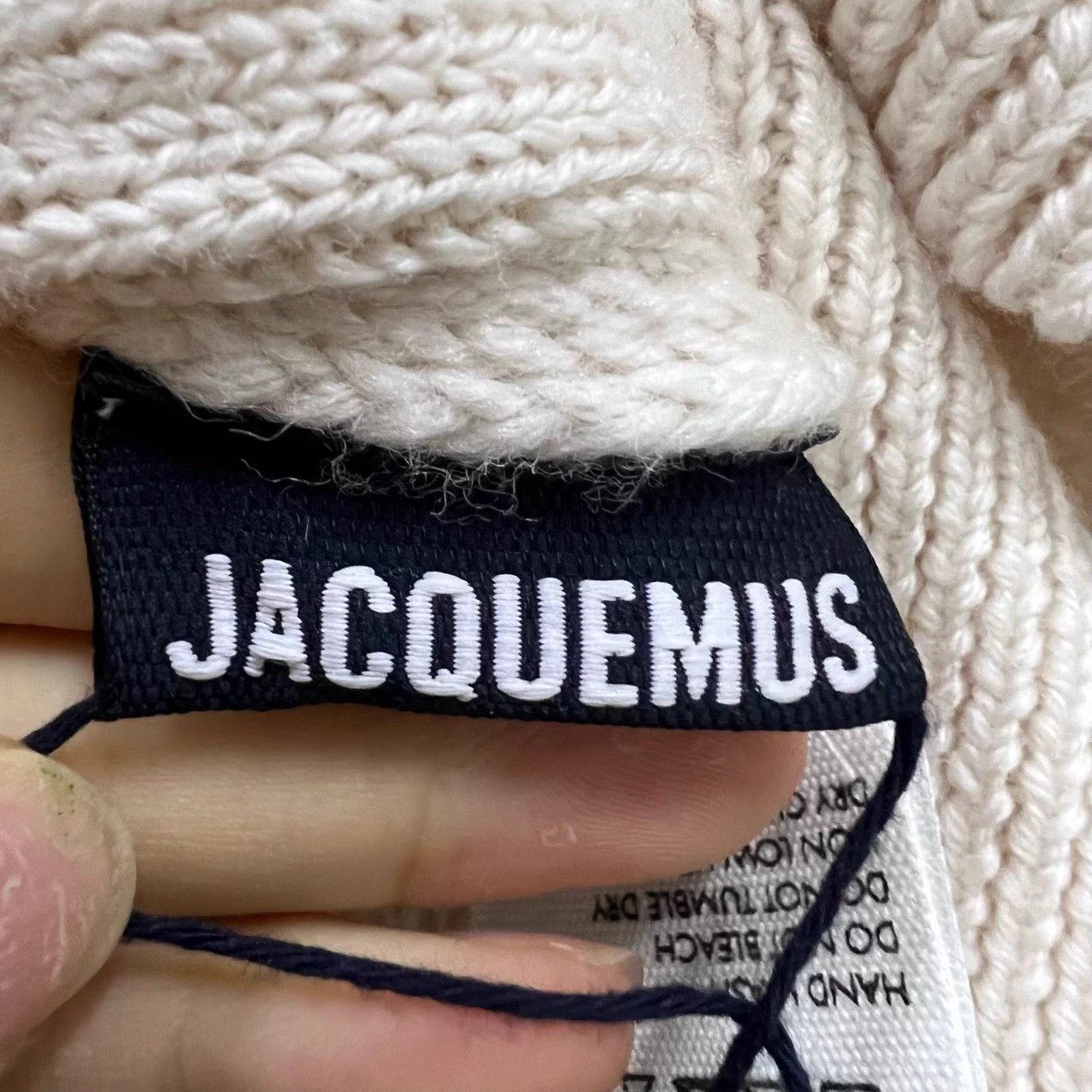 Jacquemus JACQUEMUS Ribbed Knit Short Wool Sweater 32/36 Size XS / US 0-2 / IT 36-38 - 3 Thumbnail