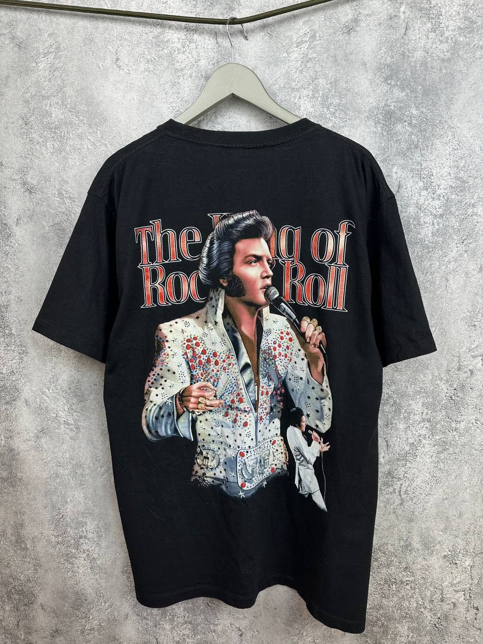 Vintage Rock Tees Elvis Presley "The King of Rock & Roll" T-Shirt Size US XL / EU 56 / 4 - 2 Thumbnail