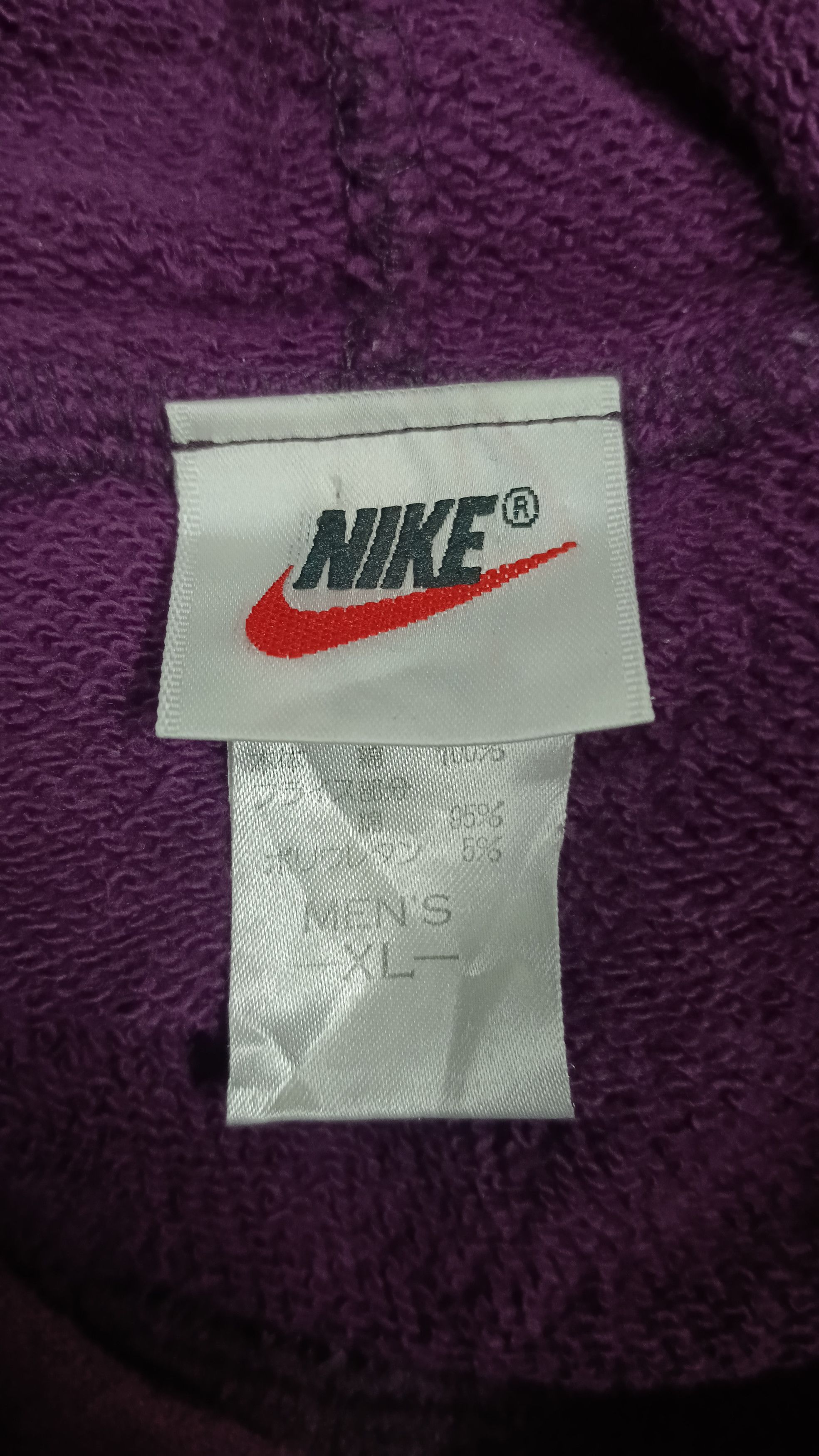 Nike 🔥 Vintage Nike Centre Swoosh Hoodie Size US XL / EU 56 / 4 - 4 Thumbnail