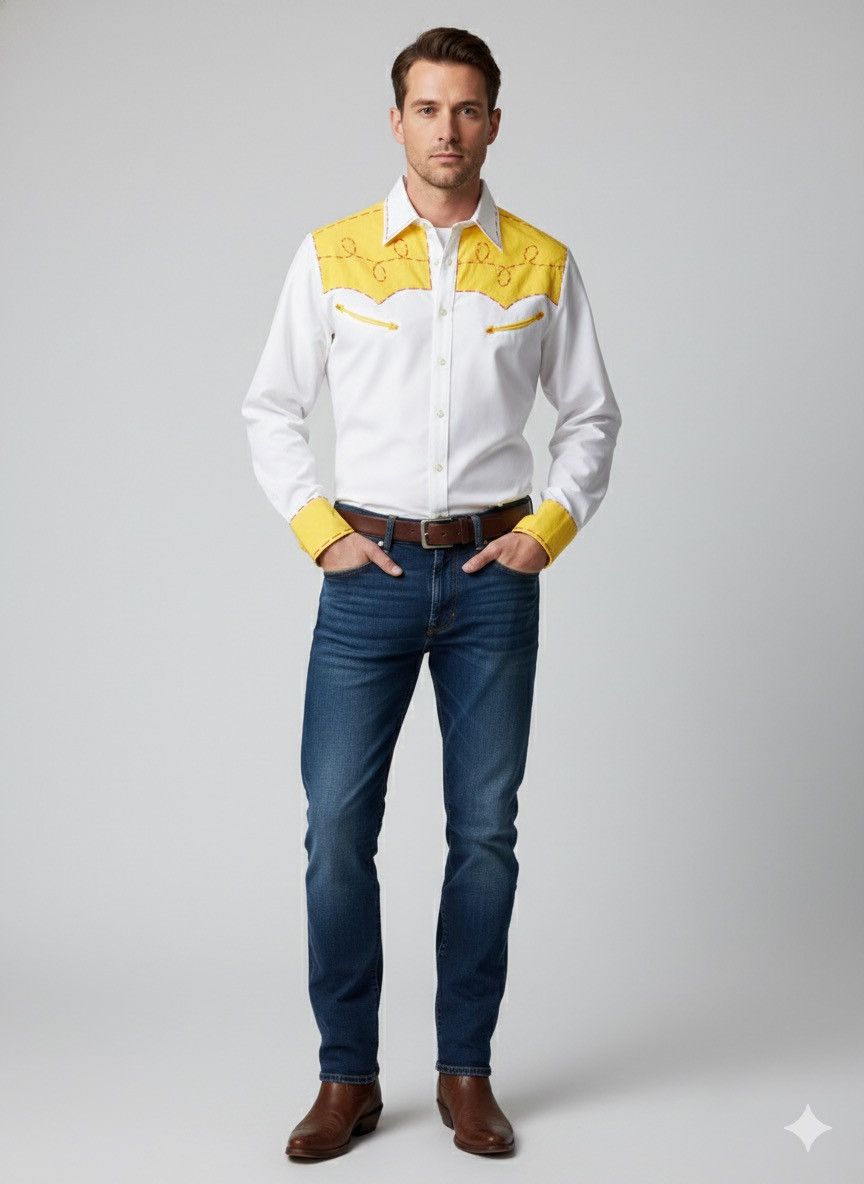 Eddie Bauer 🔥Distressed Eddie Bauer Western Shirt Size US S / EU 44-46 / 1 - 1 Thumbnail
