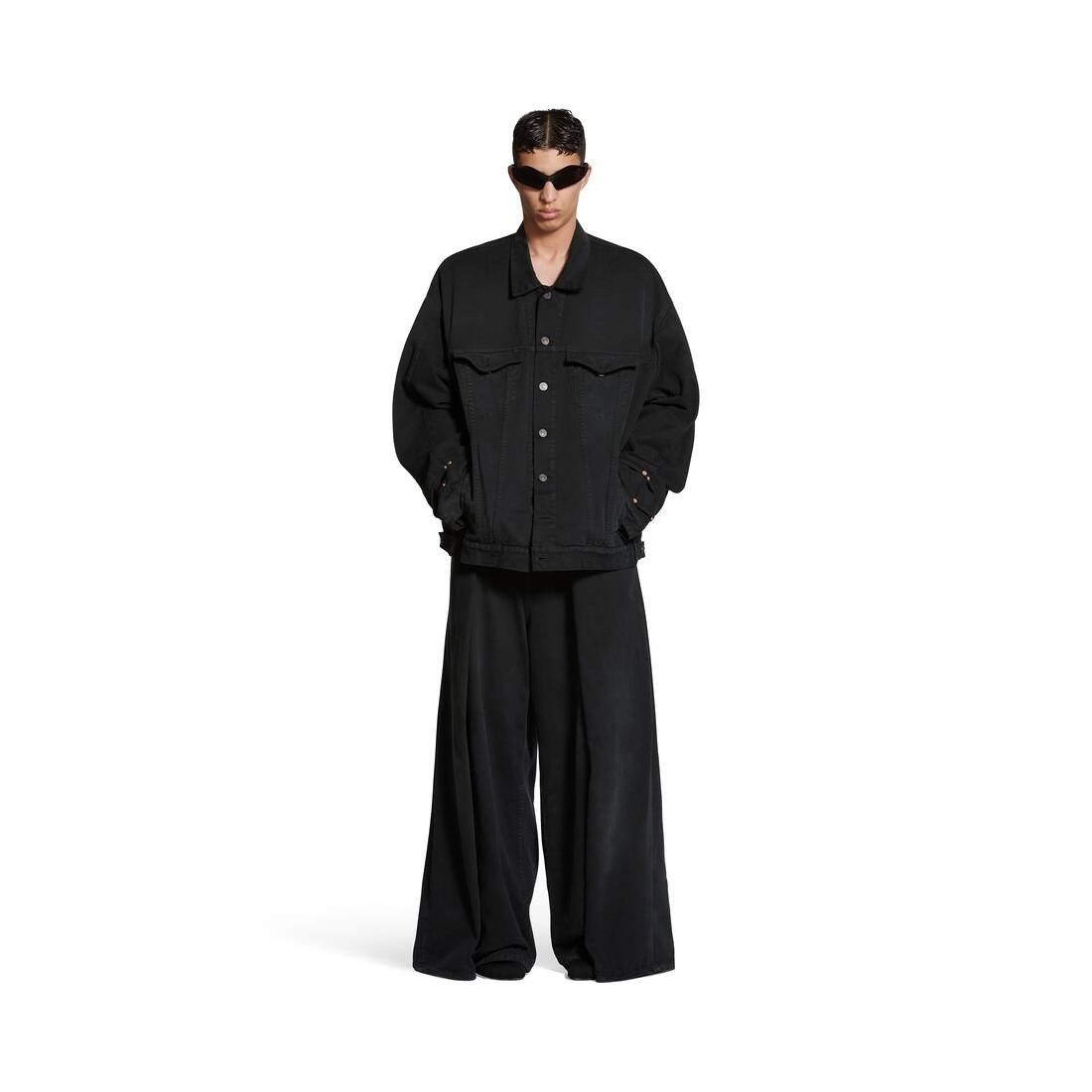 Balenciaga oc11z0225 Deconstructed Jacket in Black Size US M / EU 48-50 / 2 - 2 Thumbnail