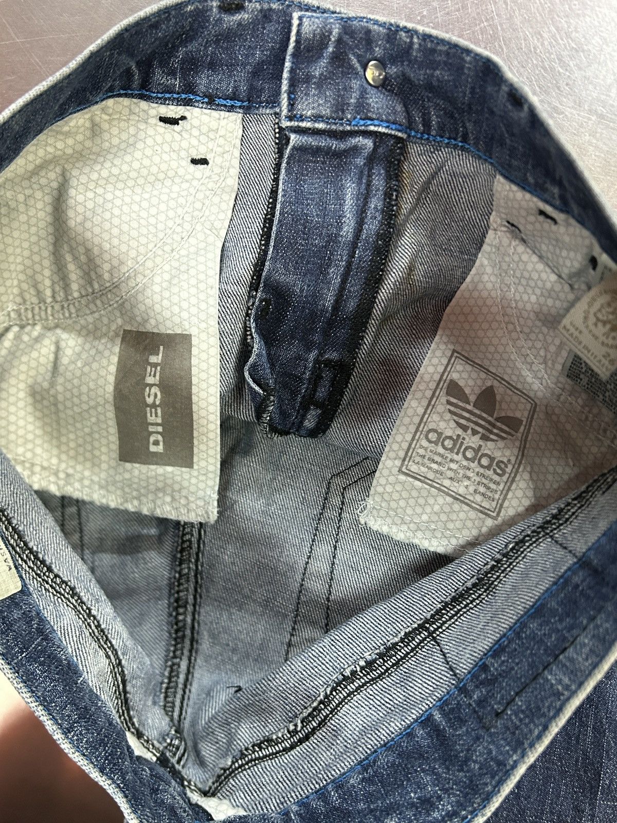 Adidas × Diesel Diesel X Adidas Super Faded Rusty Jeans Size US 29 - 15 Thumbnail