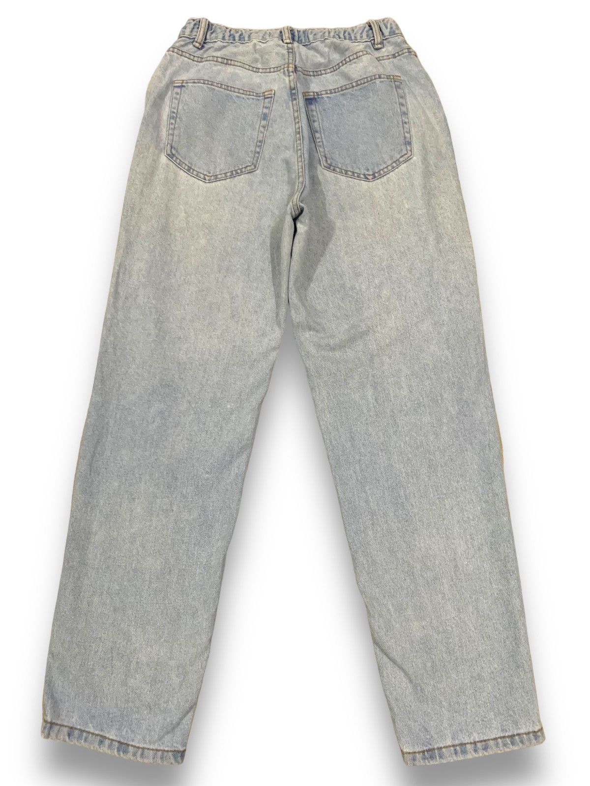 Pull & Bear Pull & Bear Blue Wash Stretchable High Waisted Balloon Jeans Size US 30 / EU 46 - 2 Thumbnail