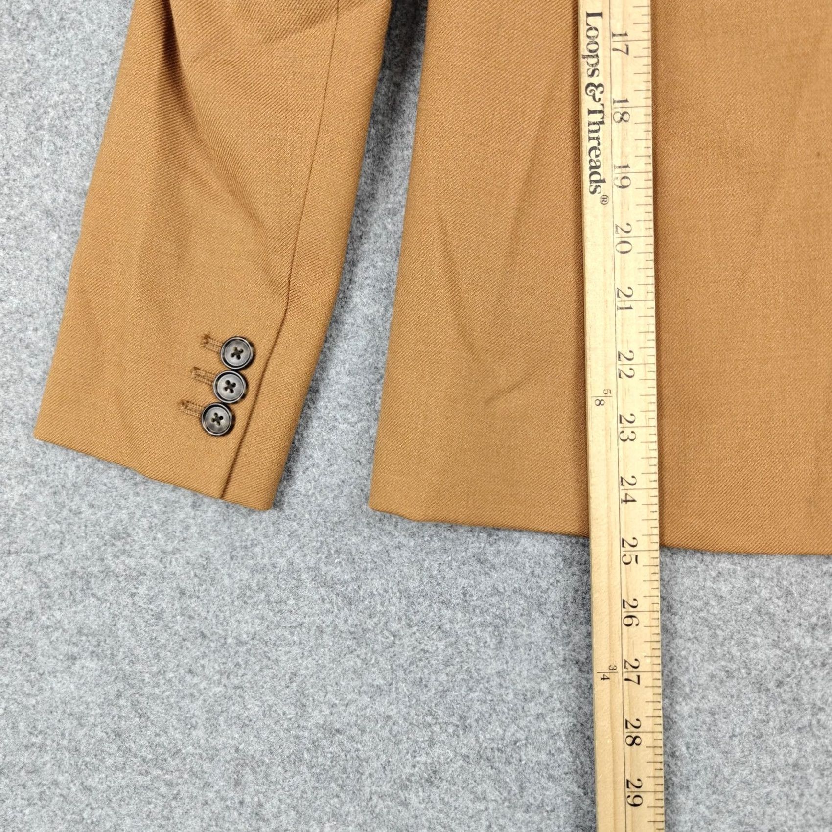 J.Crew J.CREW Blazer Womens 2 Brown Wool Blend Shawl Collar One-Button Lined Jacket Shirt (Jacket) Size XS / US 0-2 / IT 36-38 - 6 Thumbnail