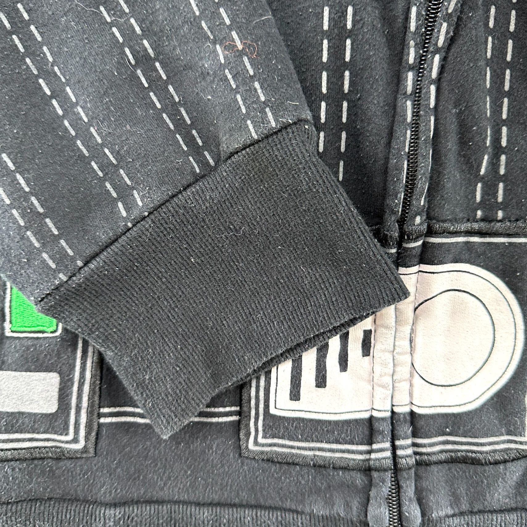 Star Wars VINTAGE Star Wars Hoodie Mens 2XL Black Grey Darth Vader Full Zip AOP 2000s Y2K Size US XXL / EU 58 / 5 - 5 Thumbnail