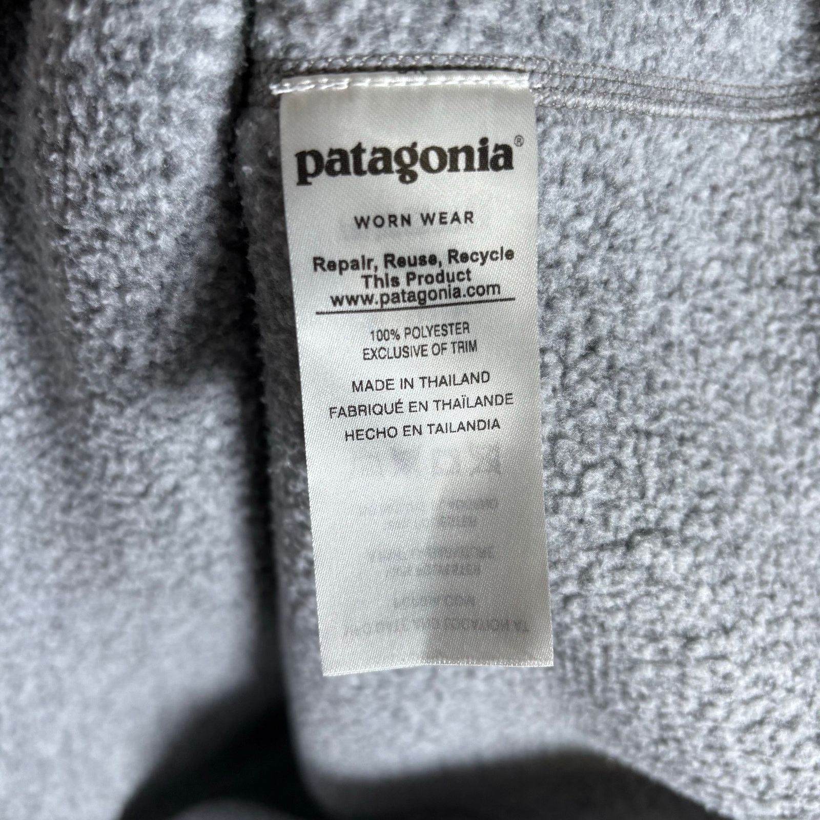 Patagonia Patagonia Women’s Better Sweater 1/4 Zip Fleece Gray Heather Size S / US 4 / IT 40 - 5 Thumbnail