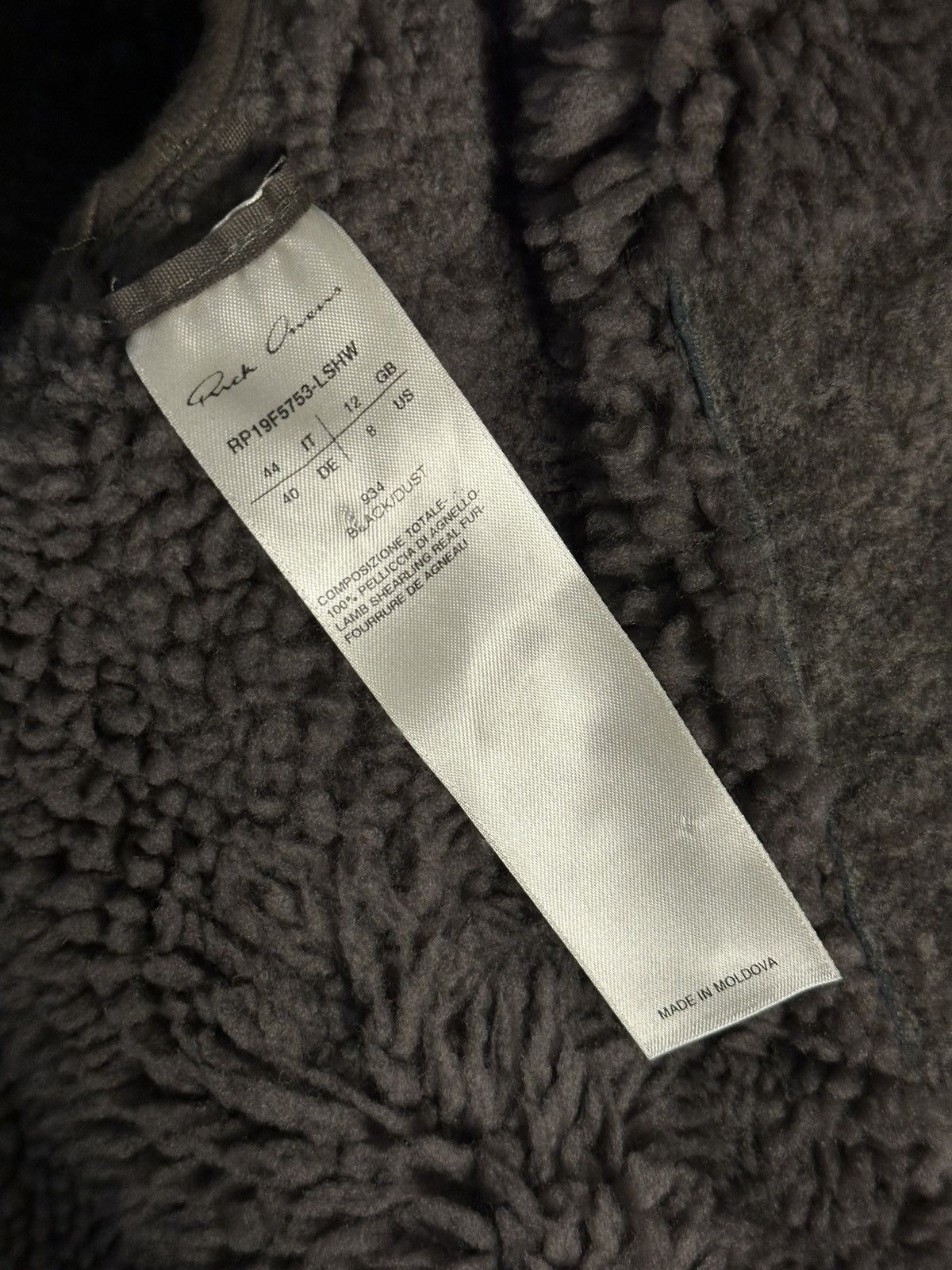 Rick Owens Rick Owens Women's Shearling Jacket W/ Tags US 8 IT 44 Size M / US 6-8 / IT 42-44 - 10 Thumbnail
