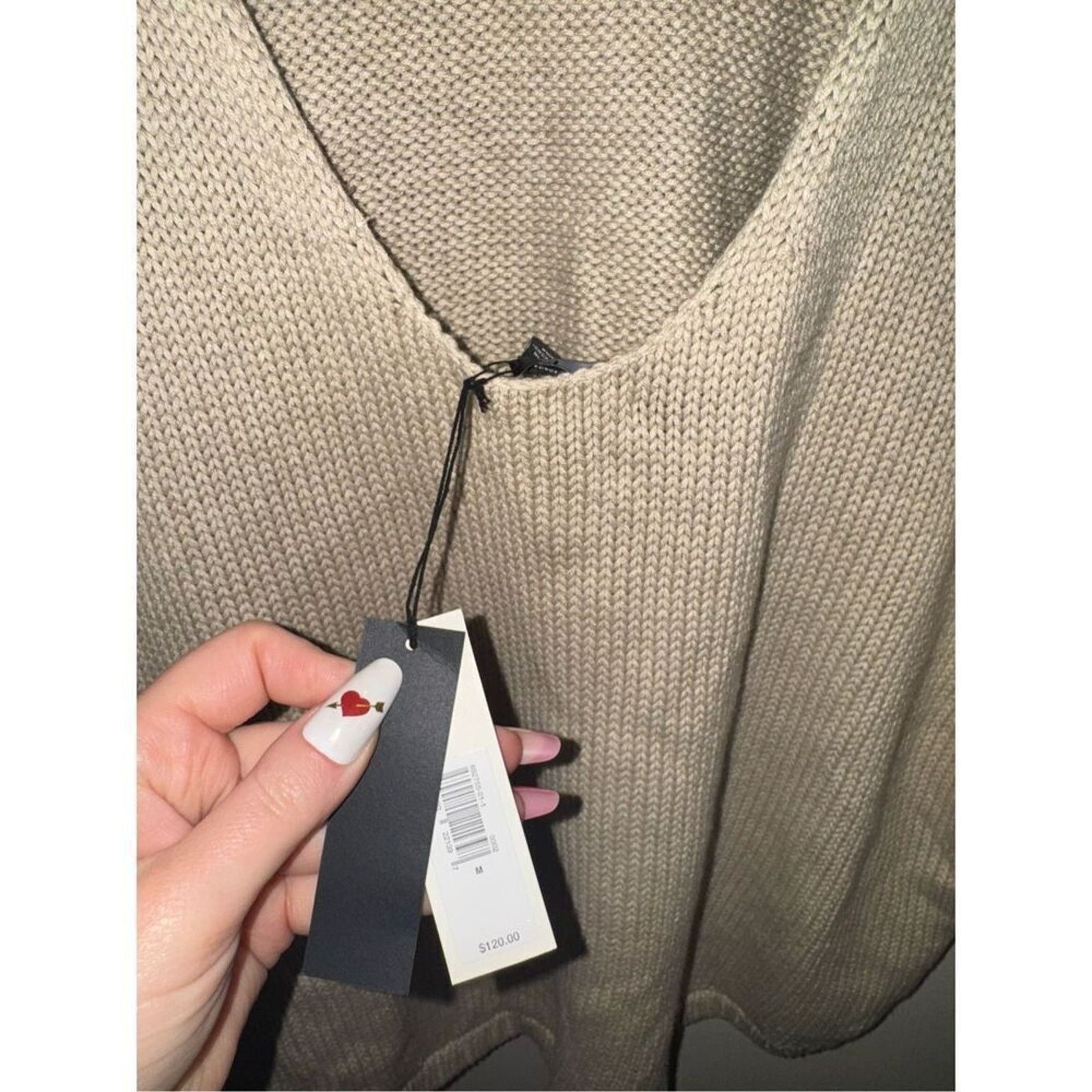Banana Republic NWT Banana Republic Tan Low Back Knit Sweater - M Size M / US 6-8 / IT 42-44 - 4 Thumbnail