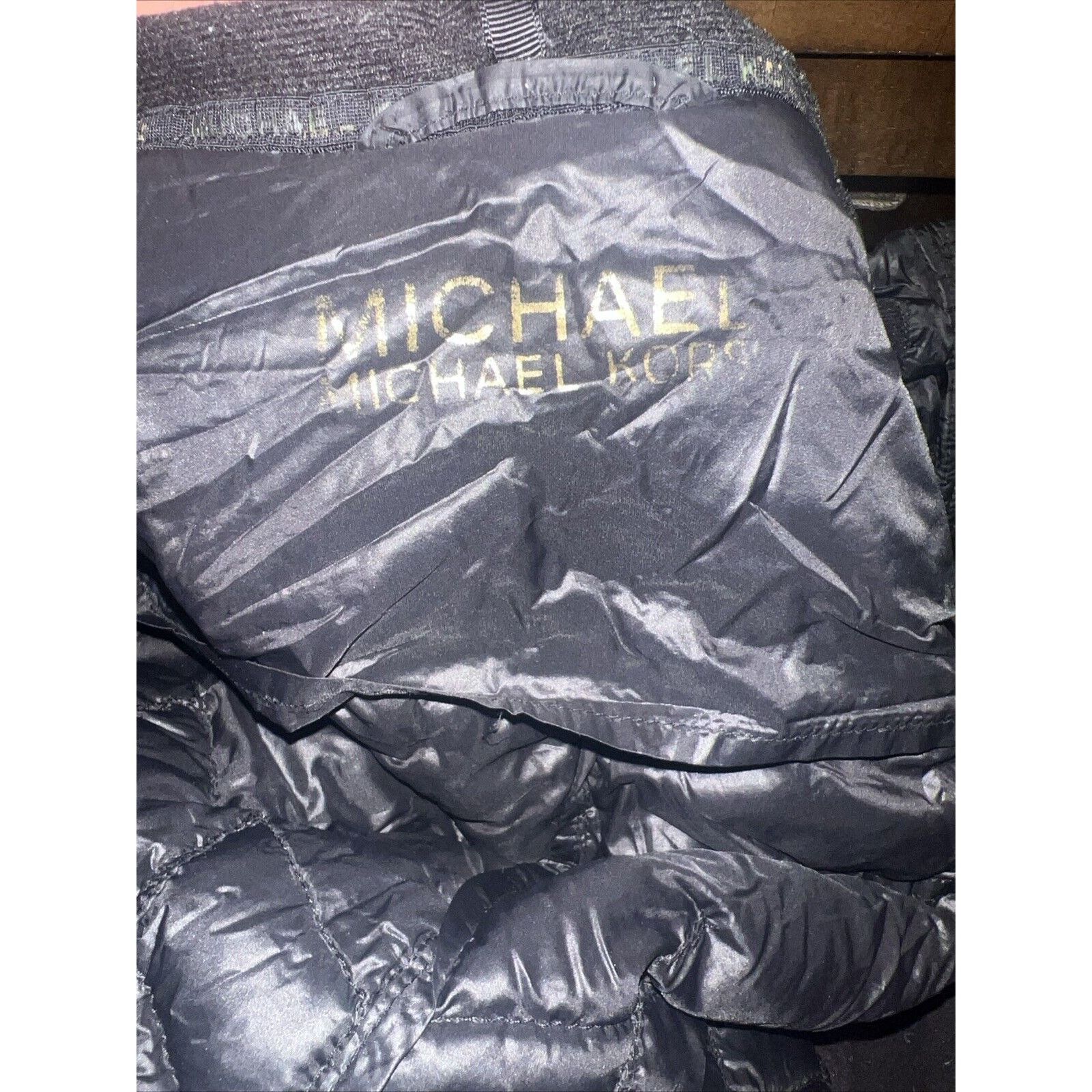 Michael Kors Michael Kors Women’s Windbreaker Black Medium Puffer Jacket Size M / US 6-8 / IT 42-44 - 2 Thumbnail