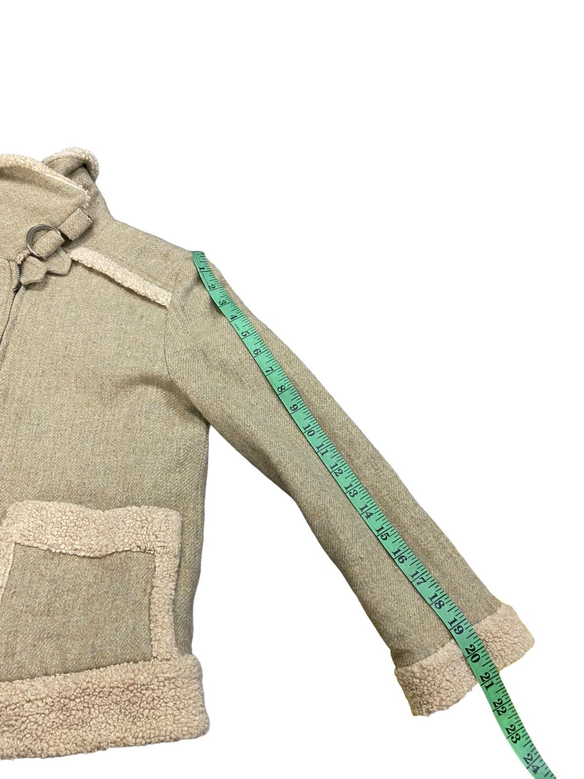 Marc Jacobs × Vintage Vintage Marc Jacobs Look Sherpa Zipper Jacket Size 4 Size XS / US 0-2 / IT 36-38 - 14 Thumbnail