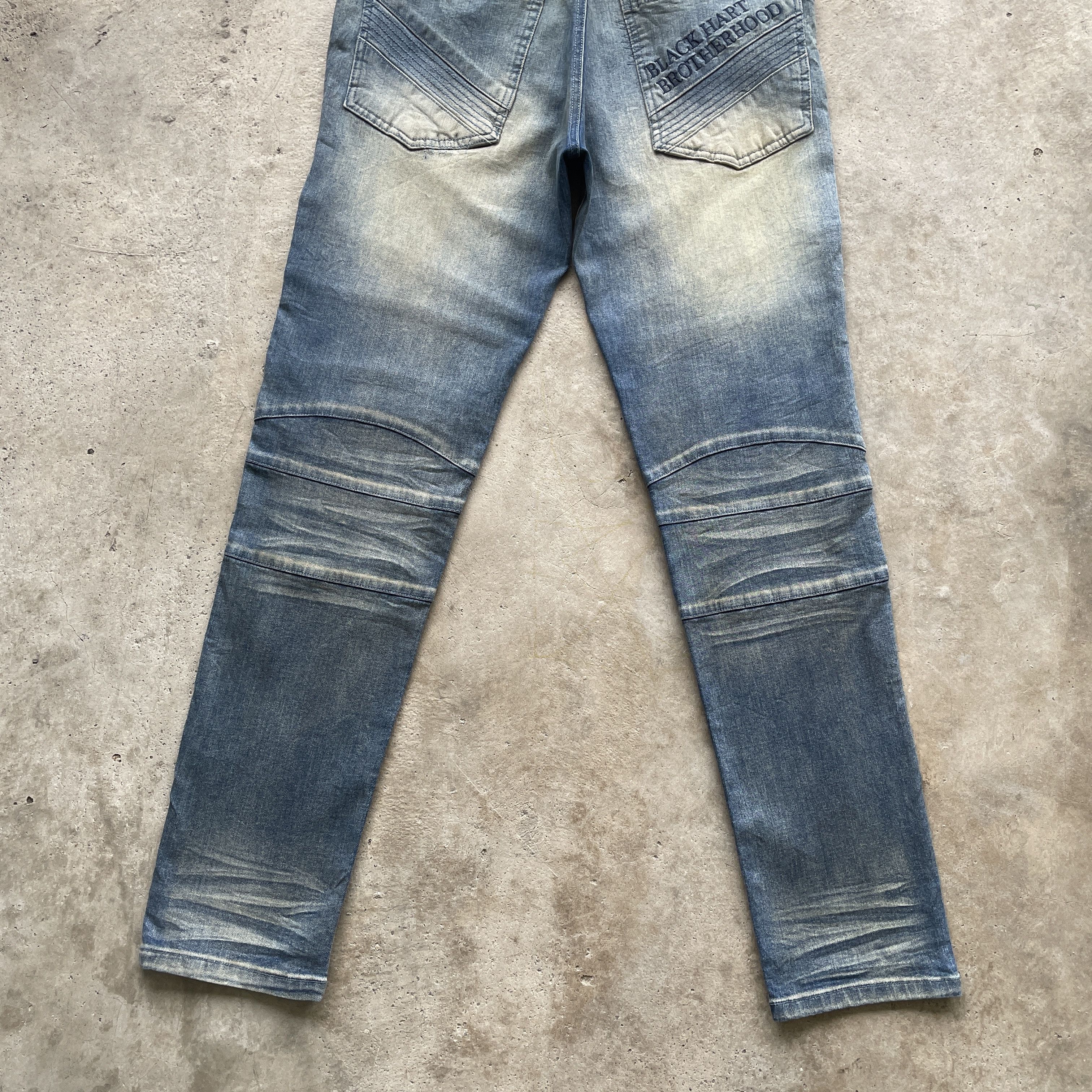 Japanese Brand × Rusty Vintage MCD Jeans Double Knee Rusty Embroidery Pants Denim Size US 31 - 11 Thumbnail