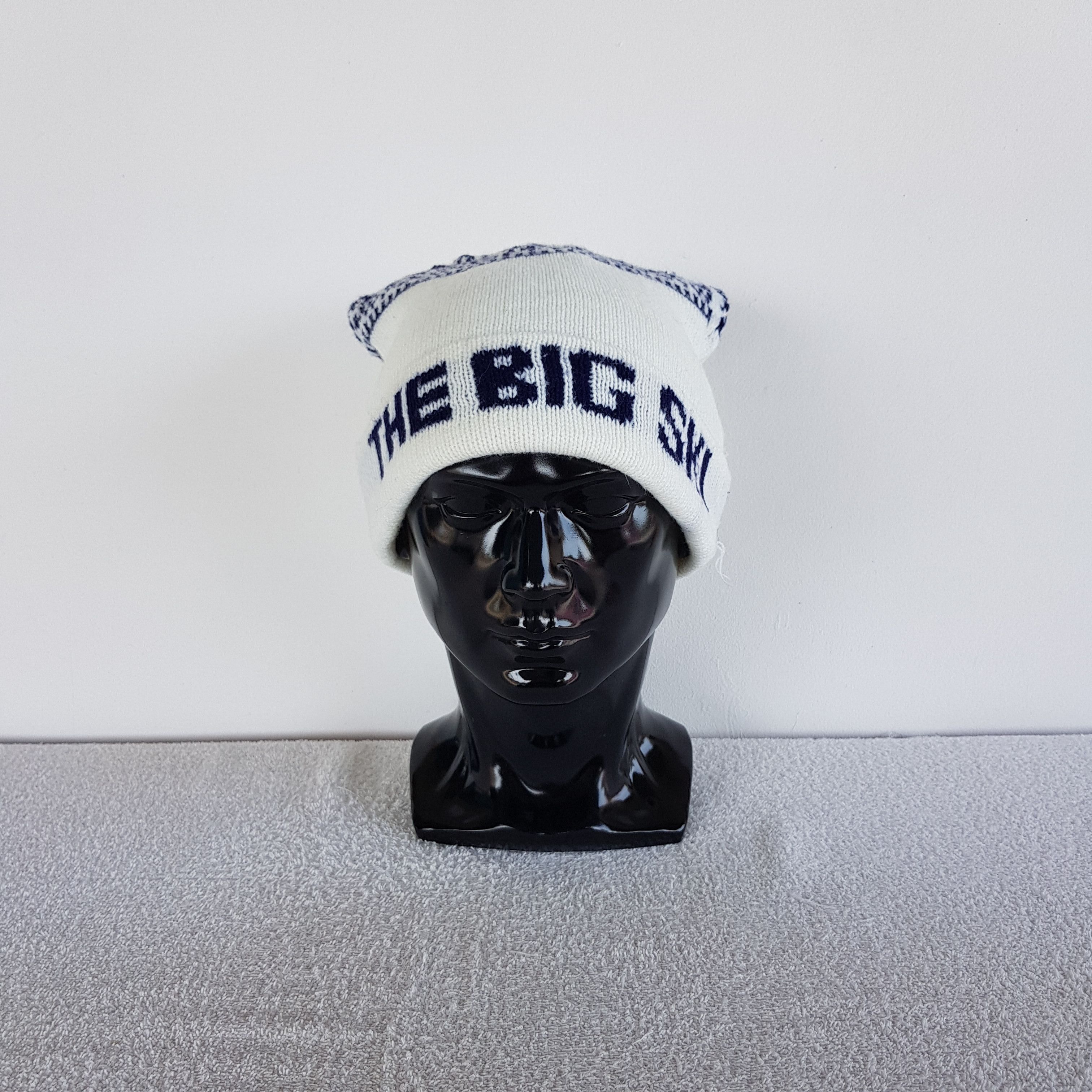 Japanese Brand Vintage The Big Ski Beanie Y2K Knit Crochet Snow Caps Hats Size ONE SIZE - 2 Thumbnail