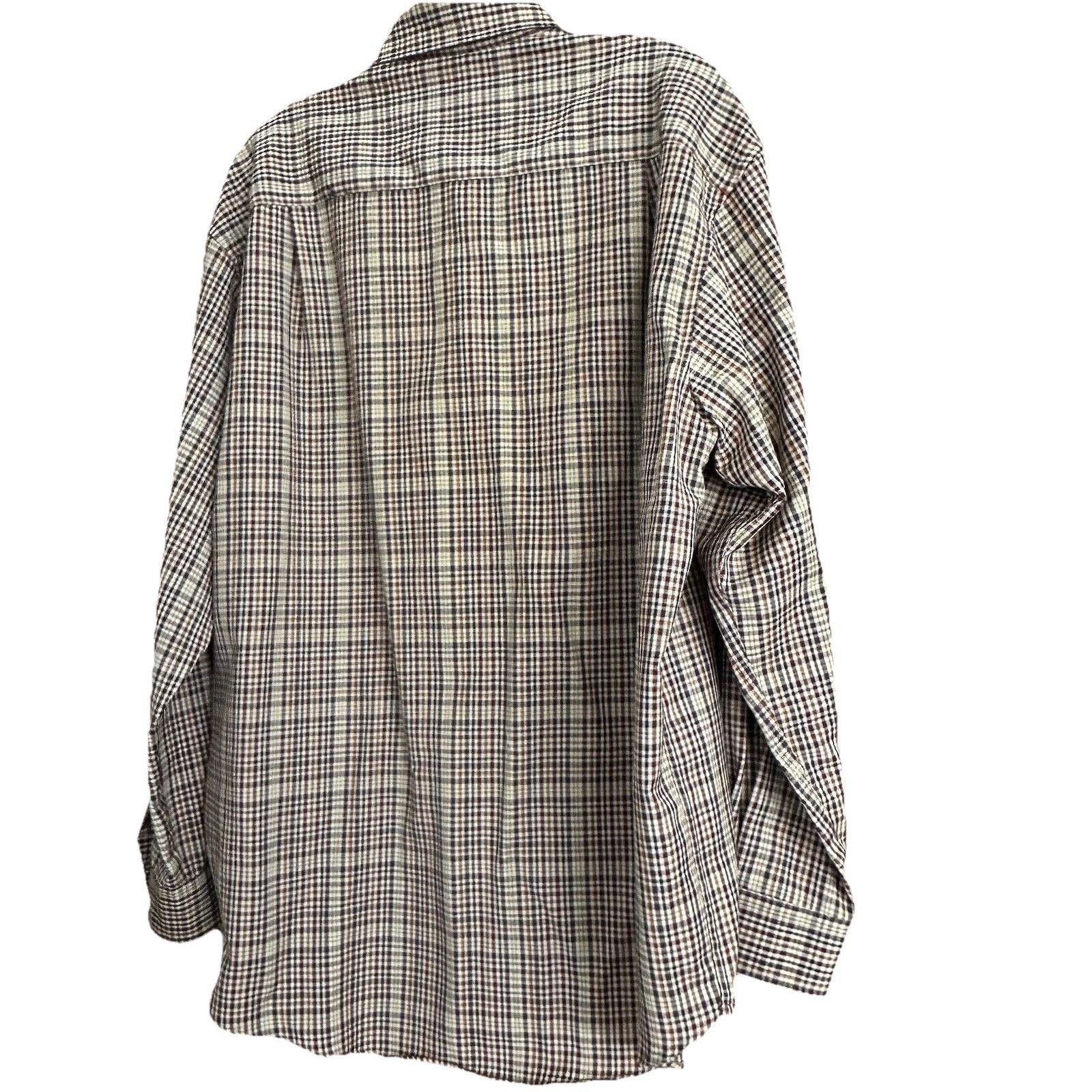 Pendleton Vintage Pendleton Worsted Wool Shirt Men Large Brown Plaid Size US L / EU 52-54 / 3 - 2 Thumbnail