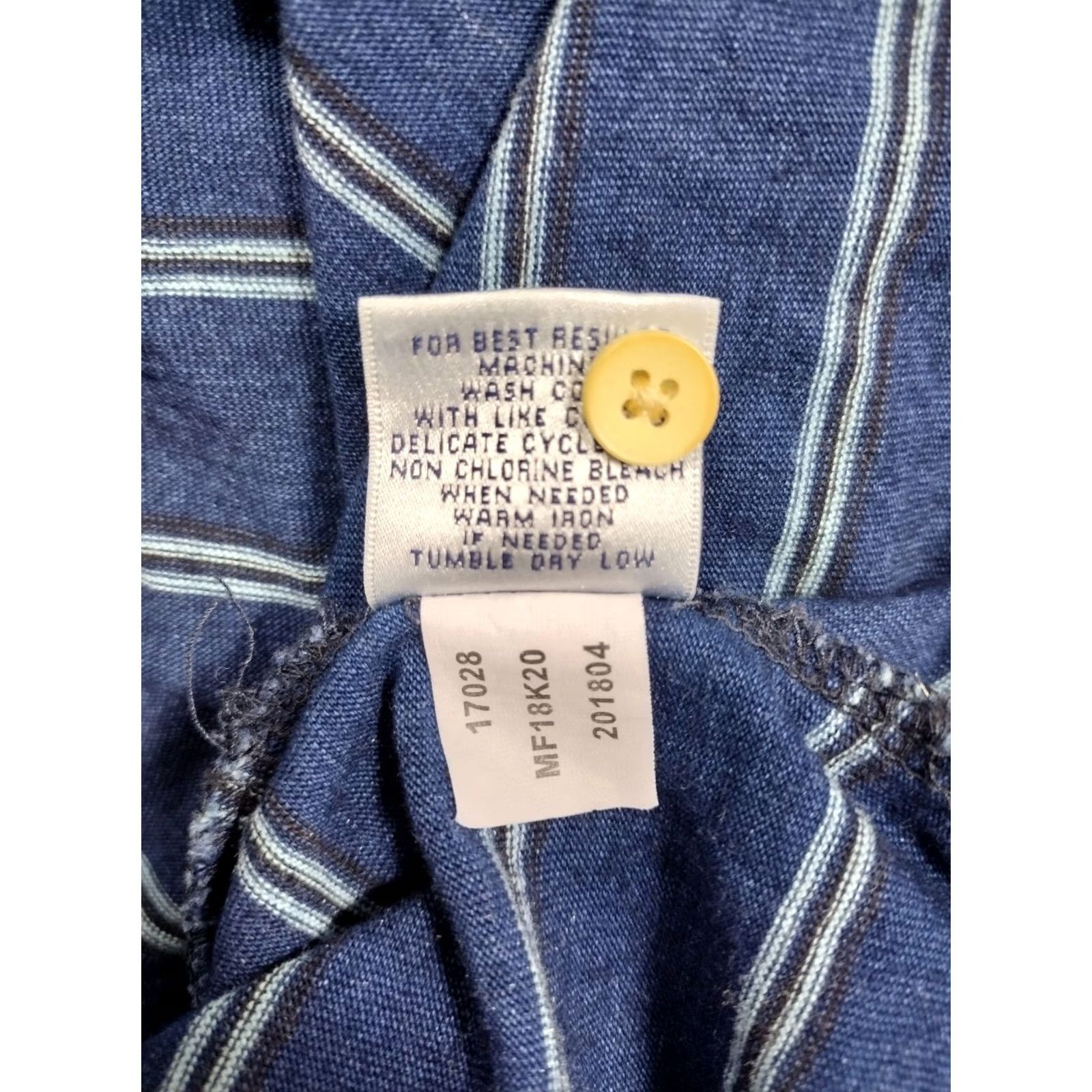 Peter Millar Peter Millar Polo Shirt Mens L Blue Striped Golf Casual Polo Size US L / EU 52-54 / 3 - 5 Thumbnail