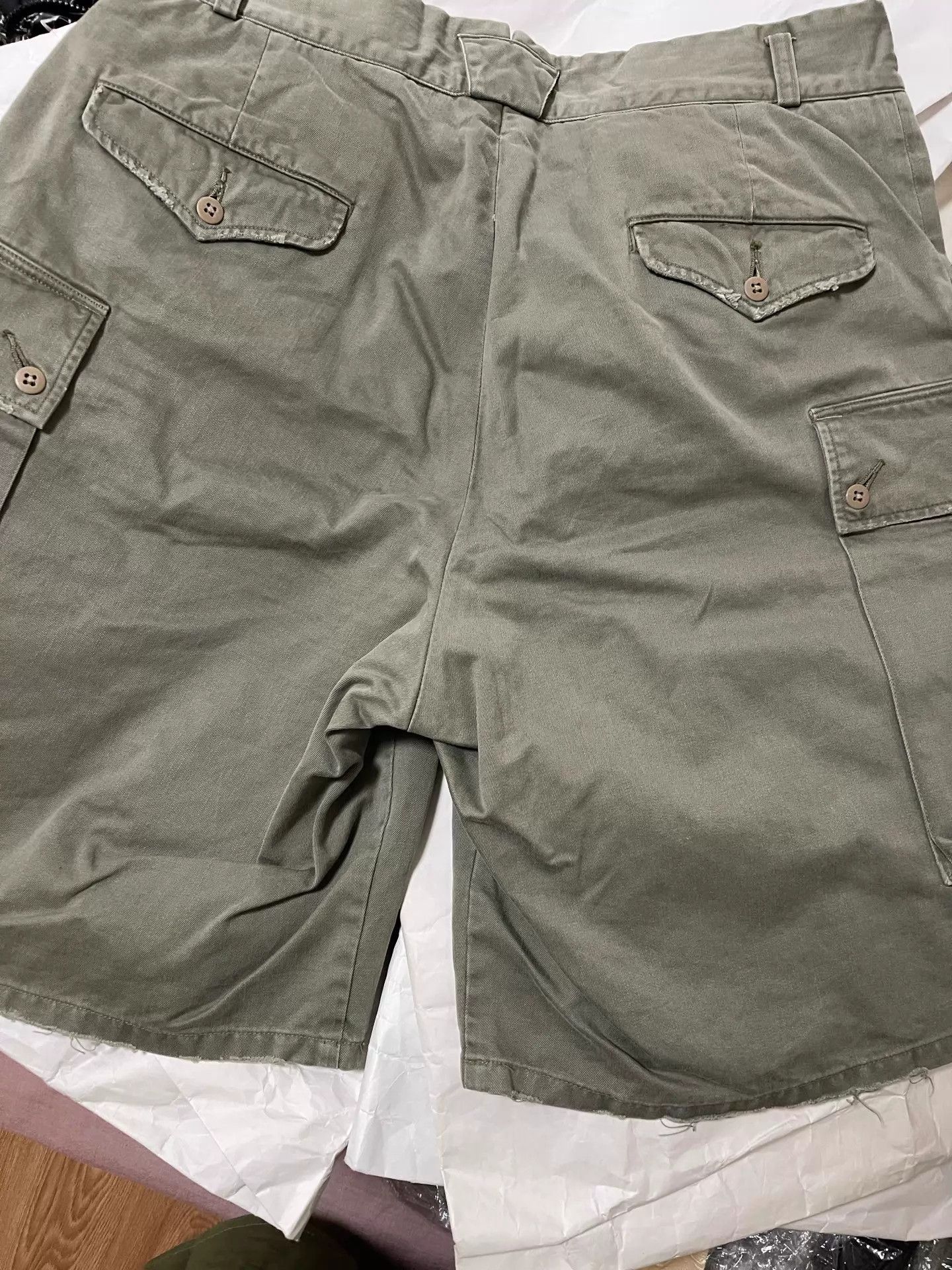 Other BOWWOW US ARMY Trooper Combat Short Washed Olive L Size US 34 / EU 50 - 9 Thumbnail