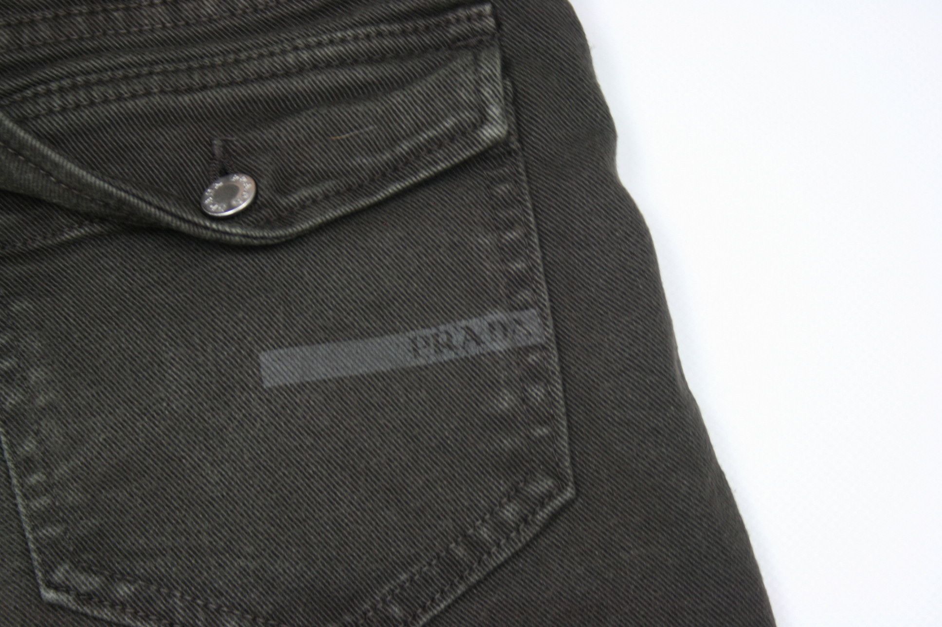 Prada 2006 Cropped Zippers Jeans Vintage Size 27" / US 4 / IT 40 - 5 Thumbnail