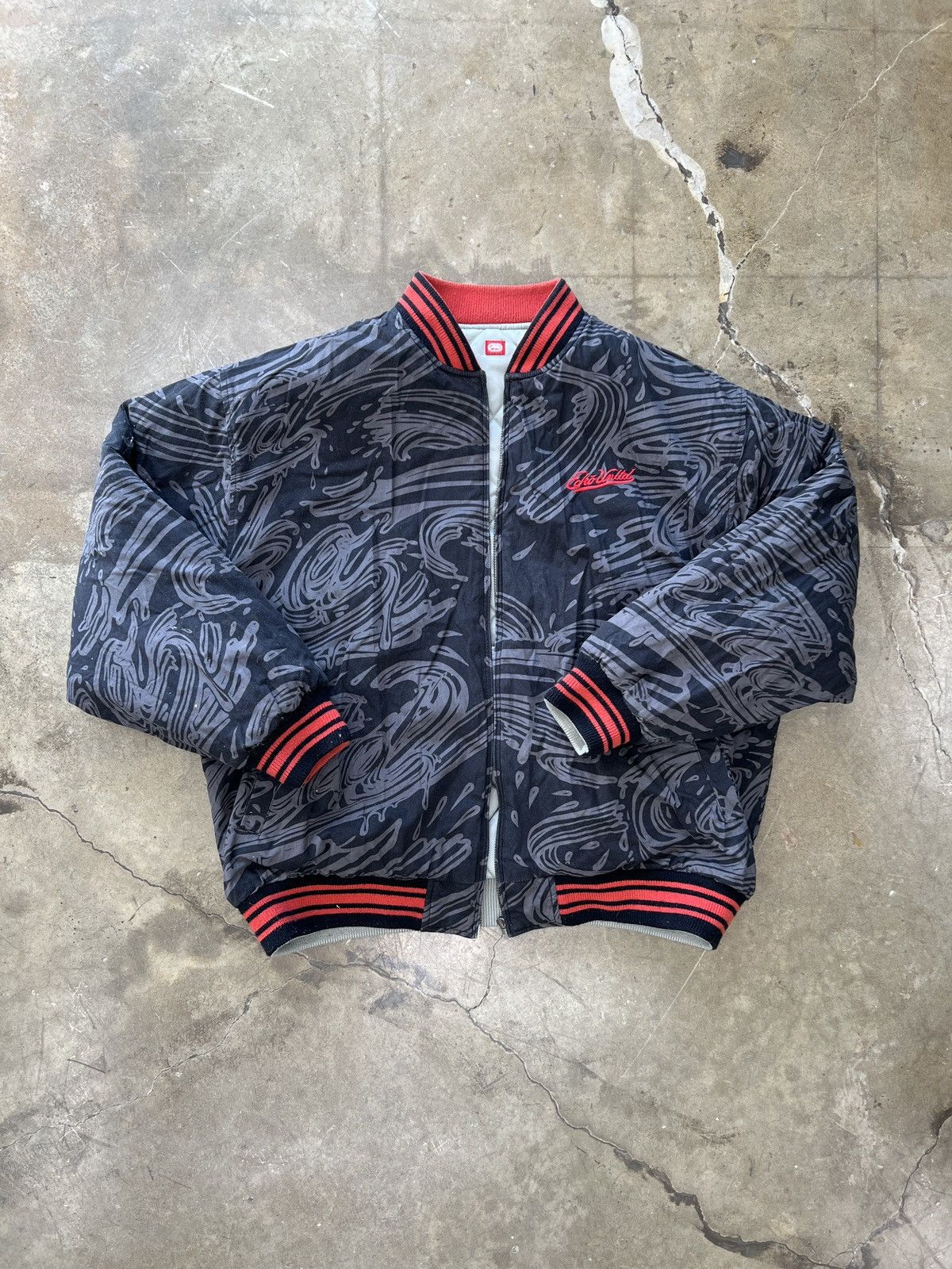 Ecko Unltd. × Vintage Vintage Y2k Ecko Unltd. Reversible Quilted Jacket XXL Size US XXL / EU 58 / 5 - 10 Thumbnail