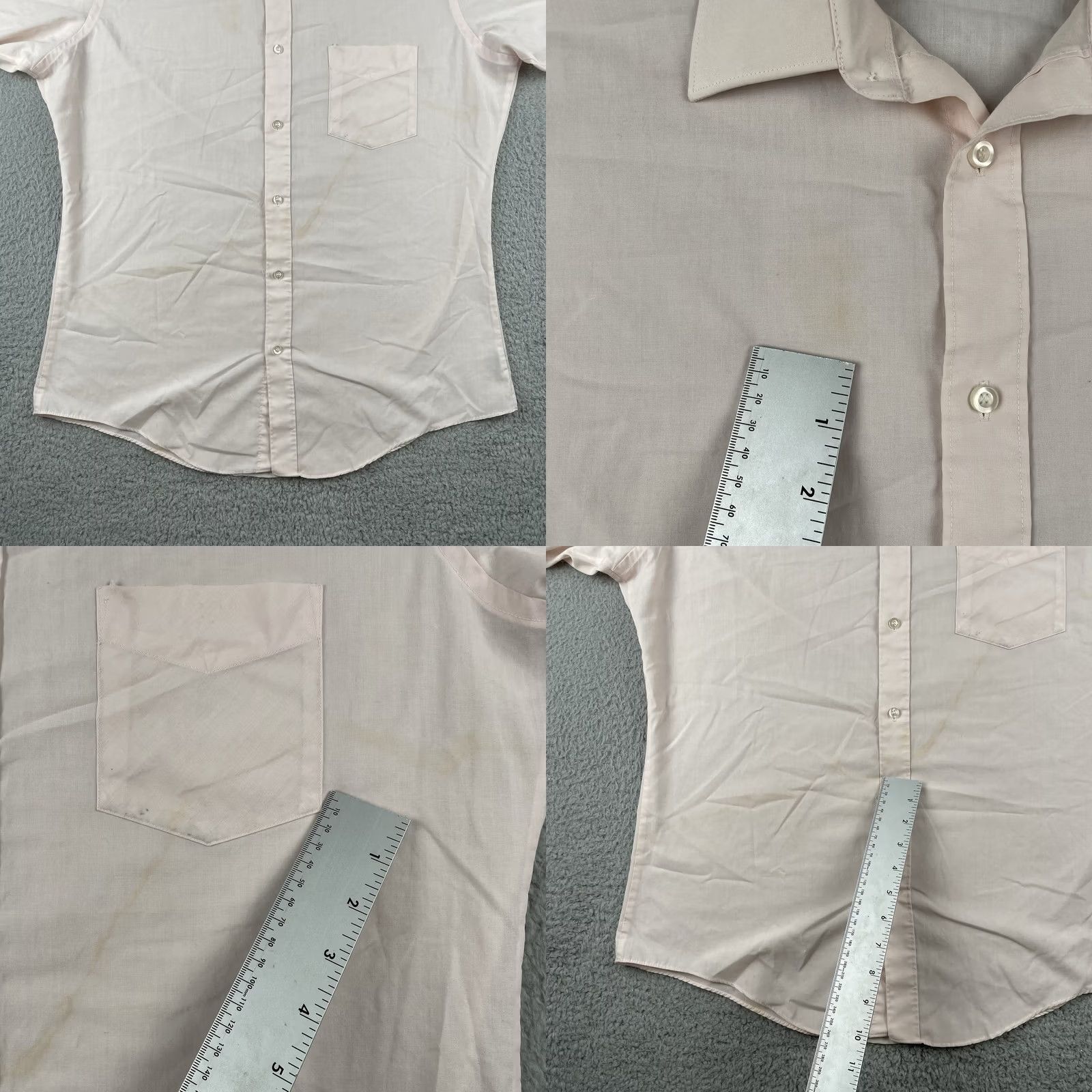 Vintage VINTAGE Wentworth Button-Up Pocket Shirt Mens XL Ivory 80s Lightweight Christmas Cowboy 80s? Size US XL / EU 56 / 4 - 8 Thumbnail