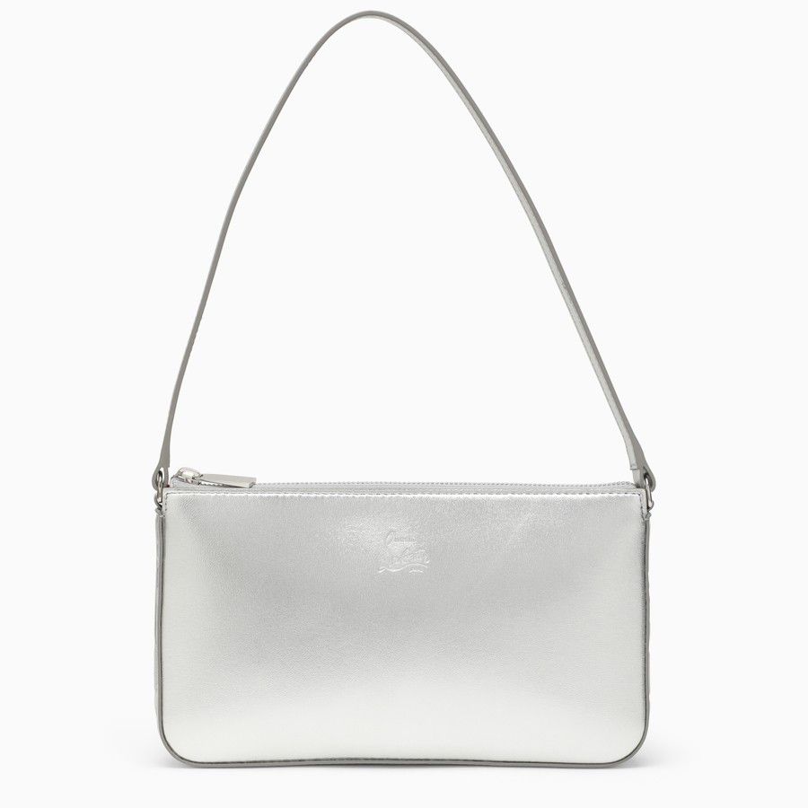 Christian Louboutin o1d2blof0824 Size : OS / Leather Shoulder Bag in Silver Size ONE SIZE - 1 Thumbnail