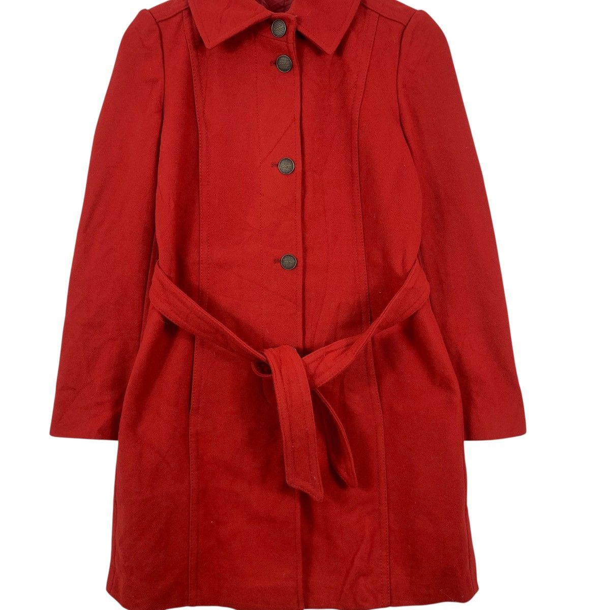 Max Mara MAX MARA Max & Co Collection Made In Romania Red Trench Coat Size S / US 4 / IT 40 - 6 Thumbnail