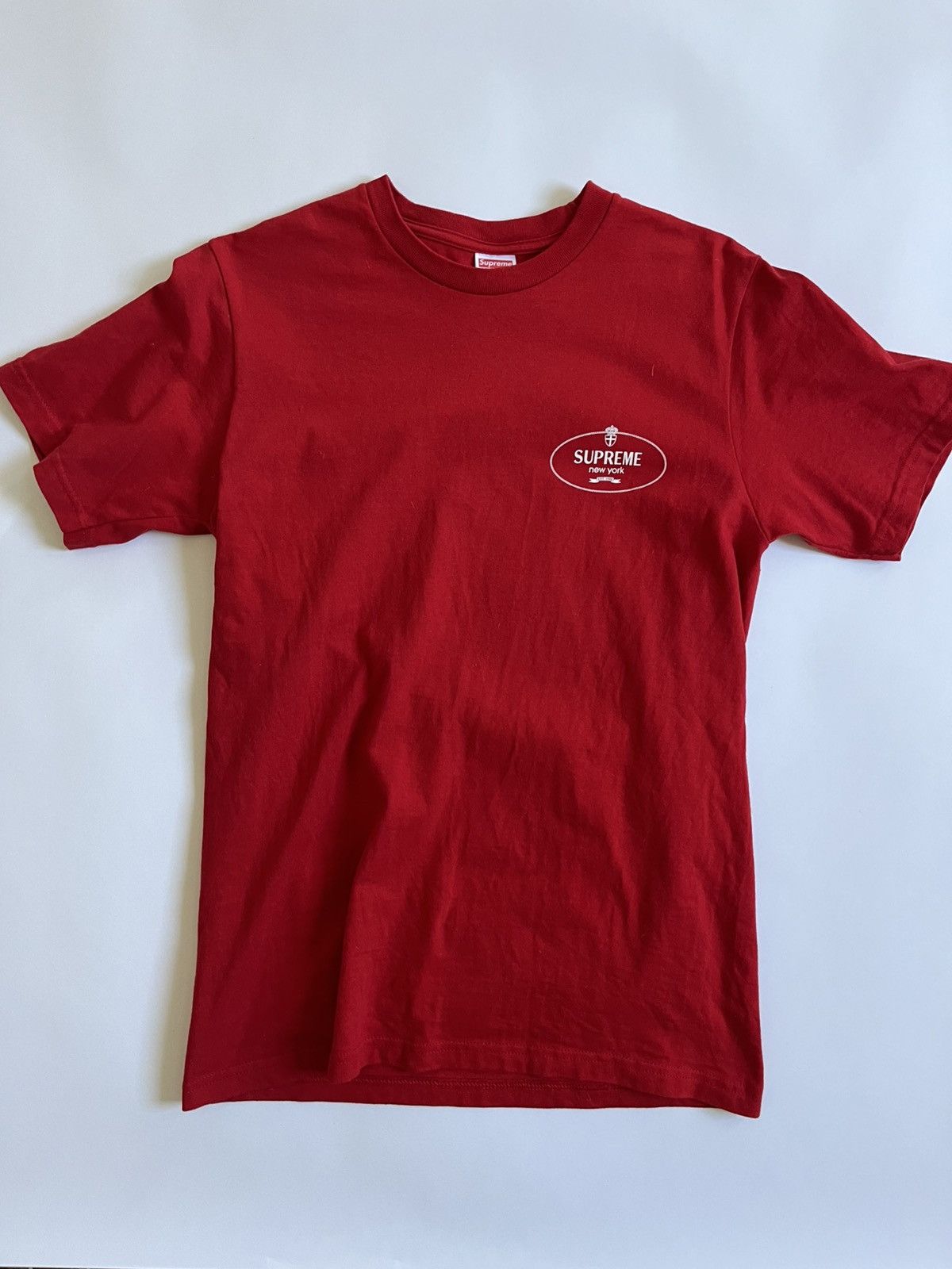 Supreme red supreme t-shirt Size US M / EU 48-50 / 2 - 1 Thumbnail