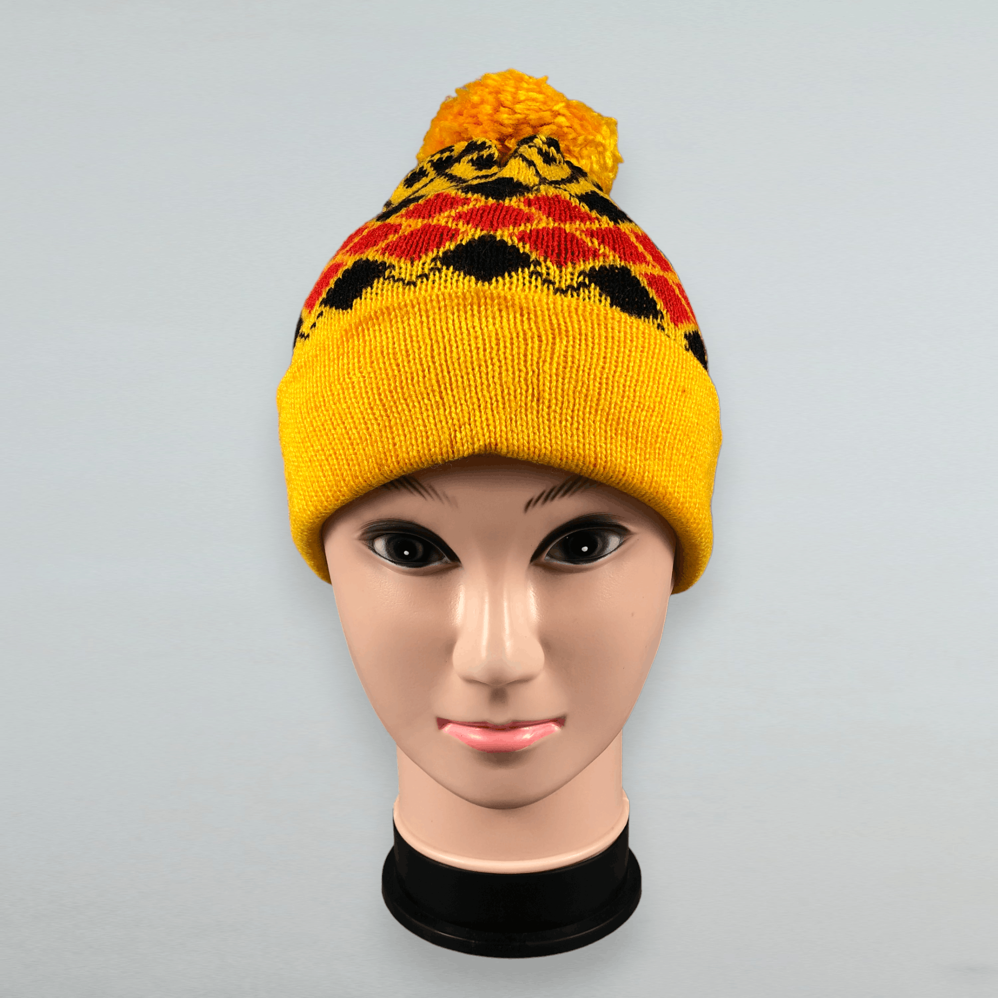 Japanese Brand × Vintage Vintage Checkered Beanie Size ONE SIZE - 1 Thumbnail