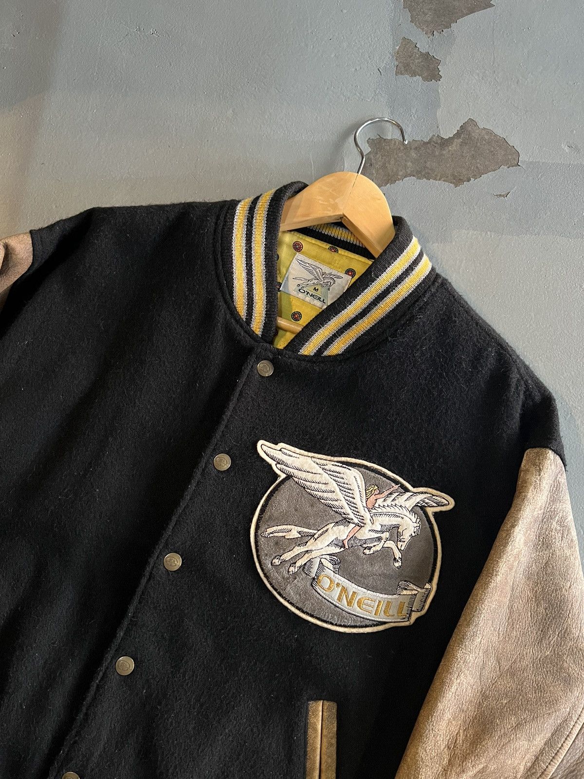 O'Neill Vintage 80’s O’neill Varsity Leather Jacket Size US M / EU 48-50 / 2 - 3 Thumbnail