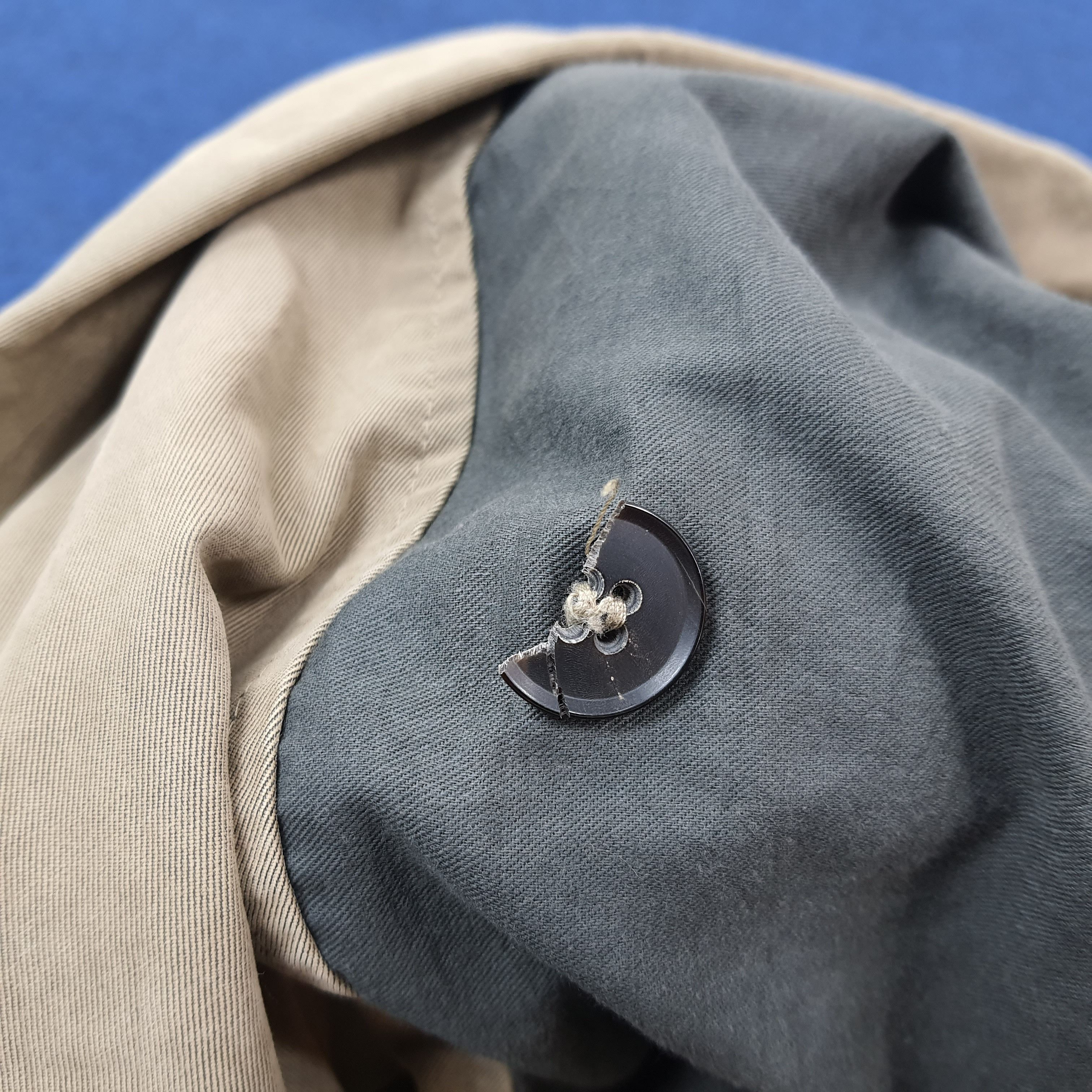Designer Vintage Vetements Classiques Trench Jacket C242N24 Size US M / EU 48-50 / 2 - 11 Thumbnail