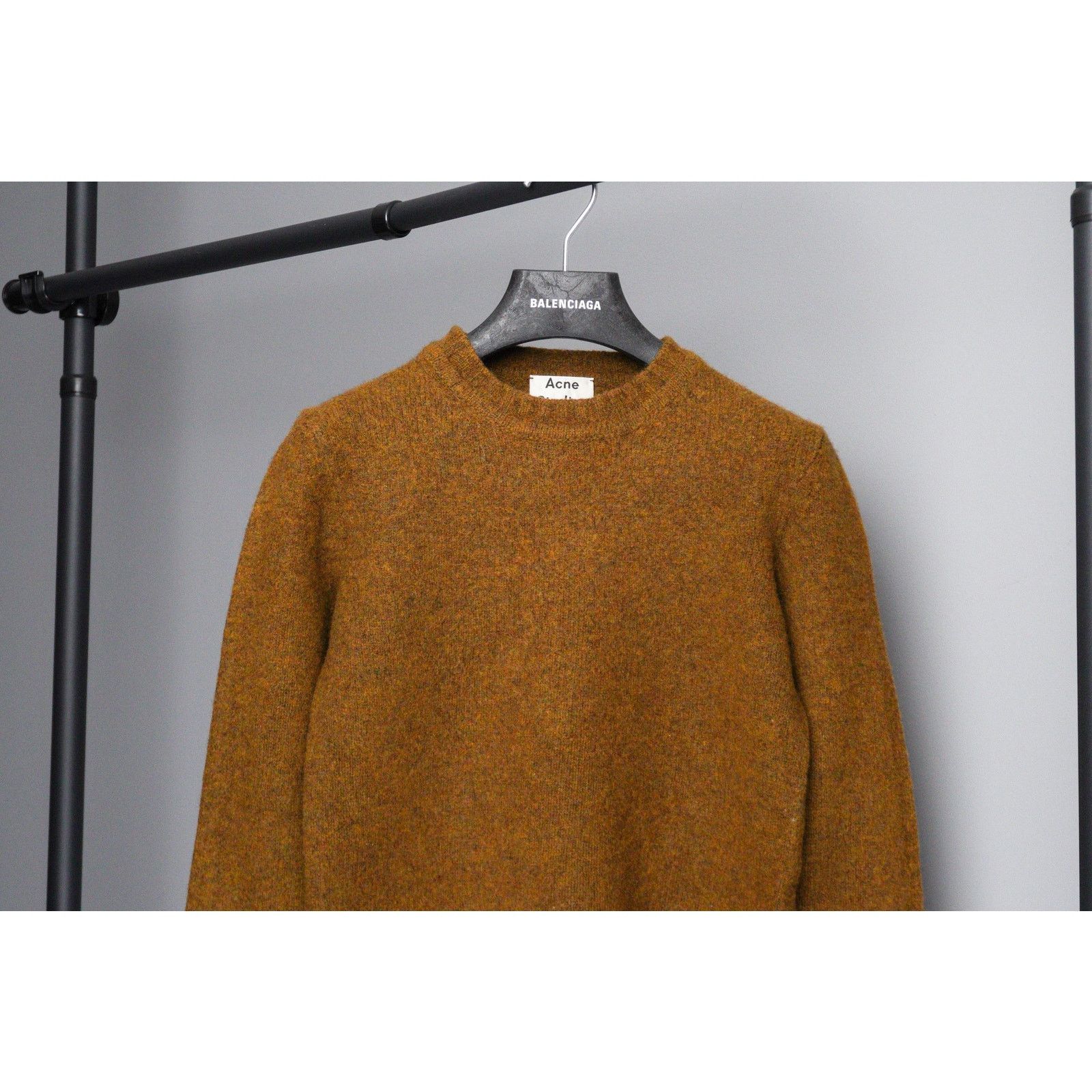 Acne Studios Acne studios brown knitted wool crewneck sweater Size XS / US 0-2 / IT 36-38 - 3 Thumbnail