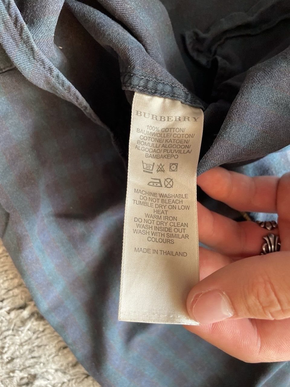 Burberry × Vintage 00s Burberry Shirt Vintage Streetwear Luxury Logo Rich Size US L / EU 52-54 / 3 - 13 Thumbnail